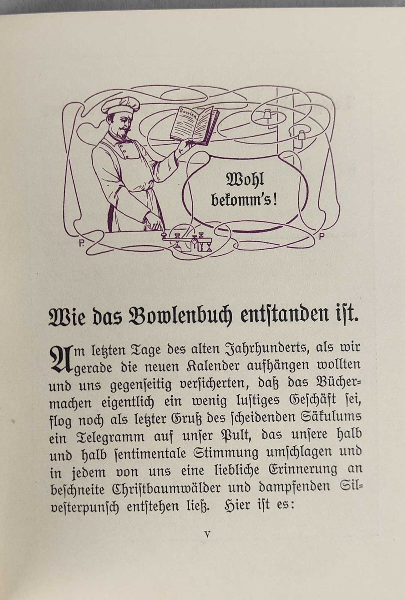 Jugendstil Buch *Bowlen und Pünsche* - Bild 2 aus 2