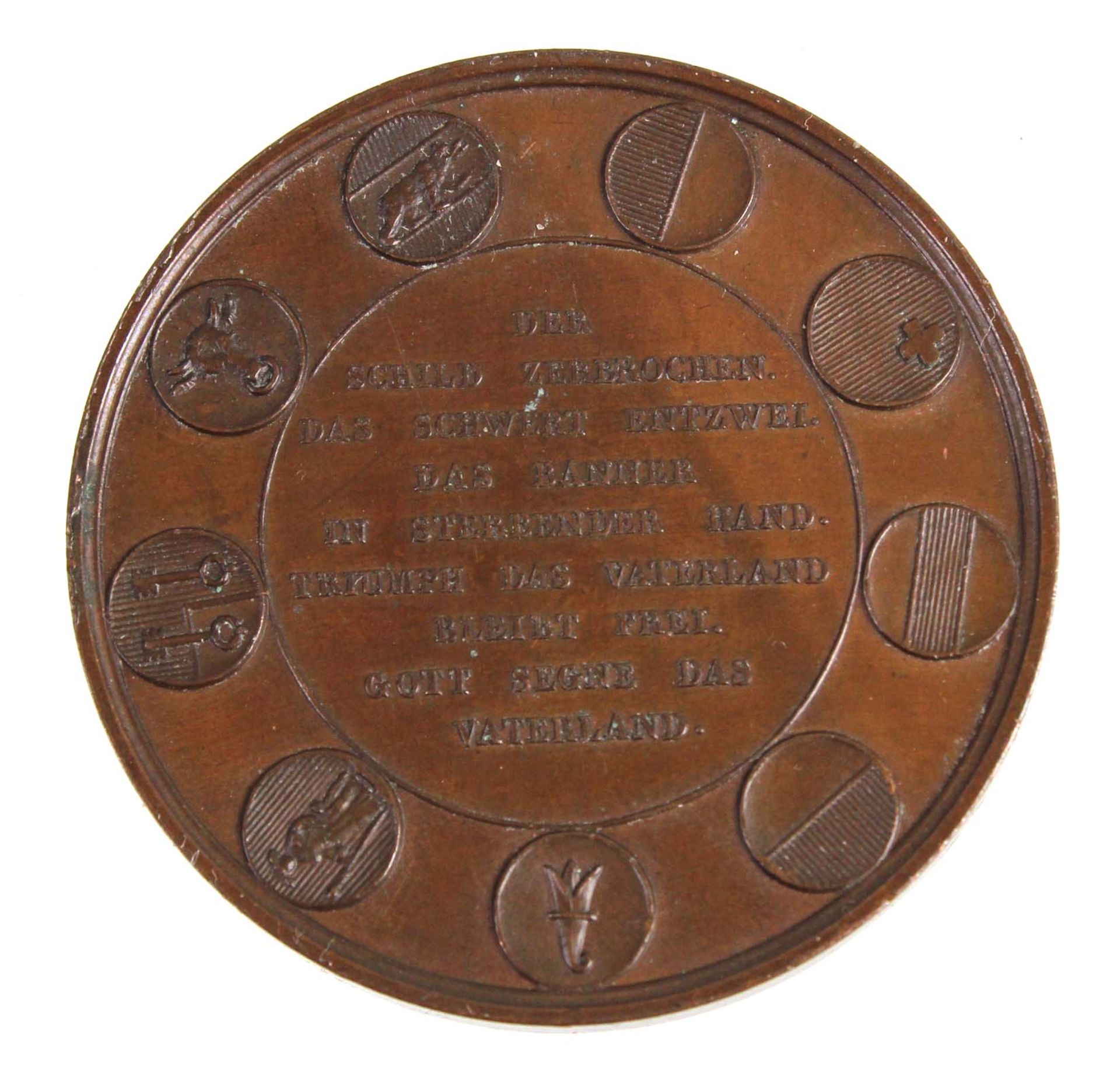 Schützen Medaille Basel 1844 - Image 2 of 2