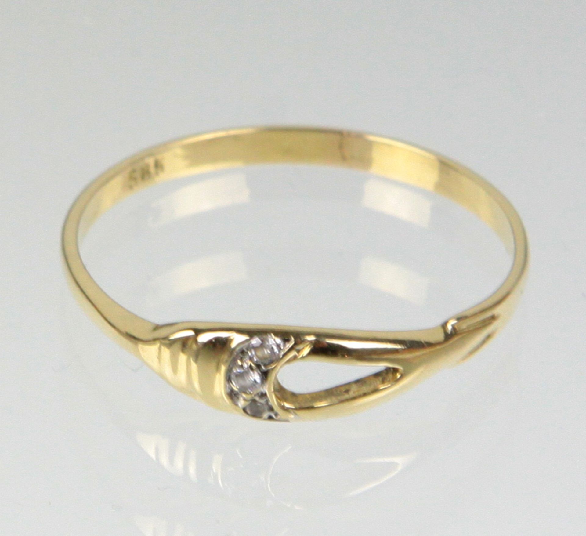 Damen Ring mit Besatz - GG 585