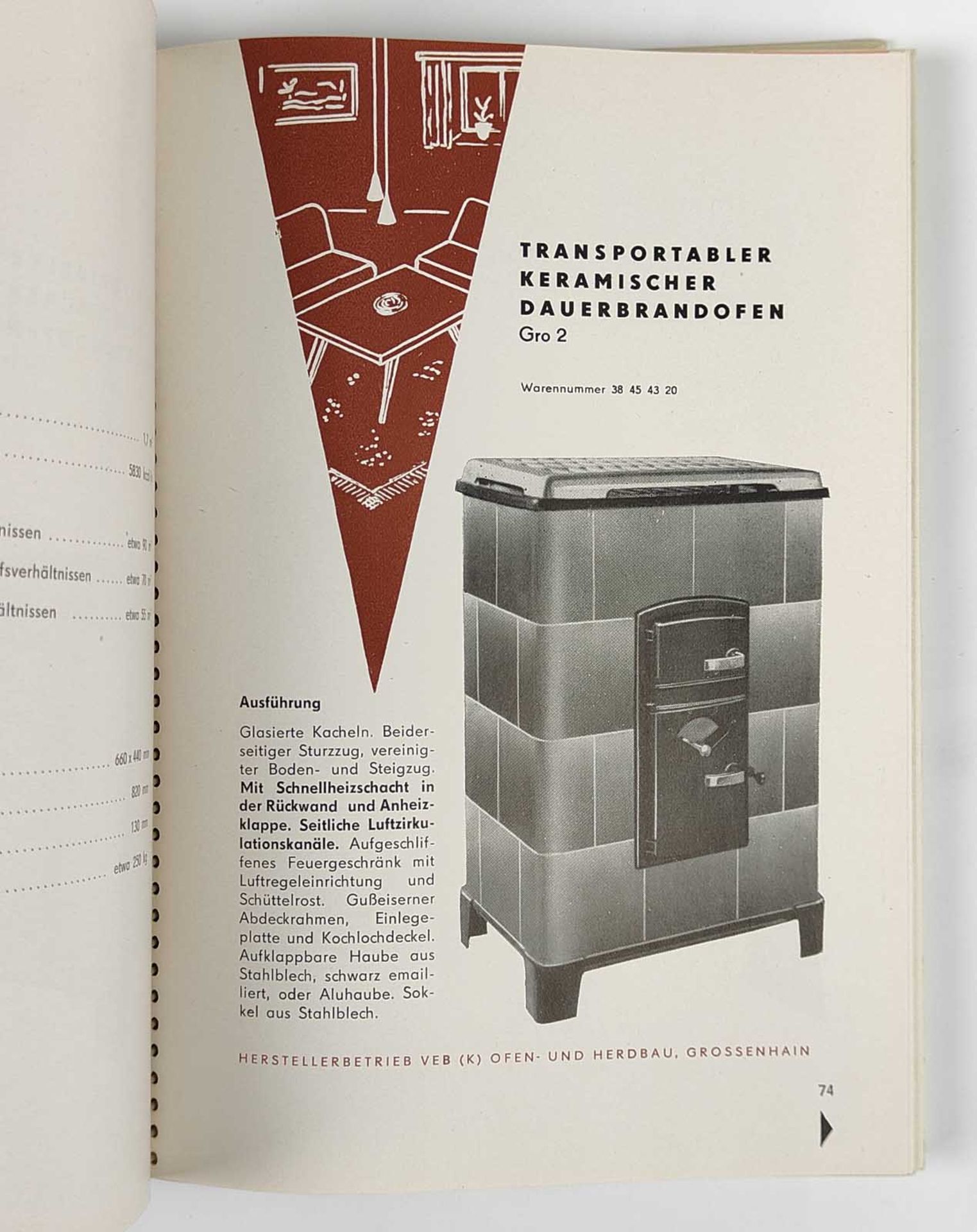 Katalog Öfen Herde Grosskochanlagen 1959 - Bild 2 aus 4