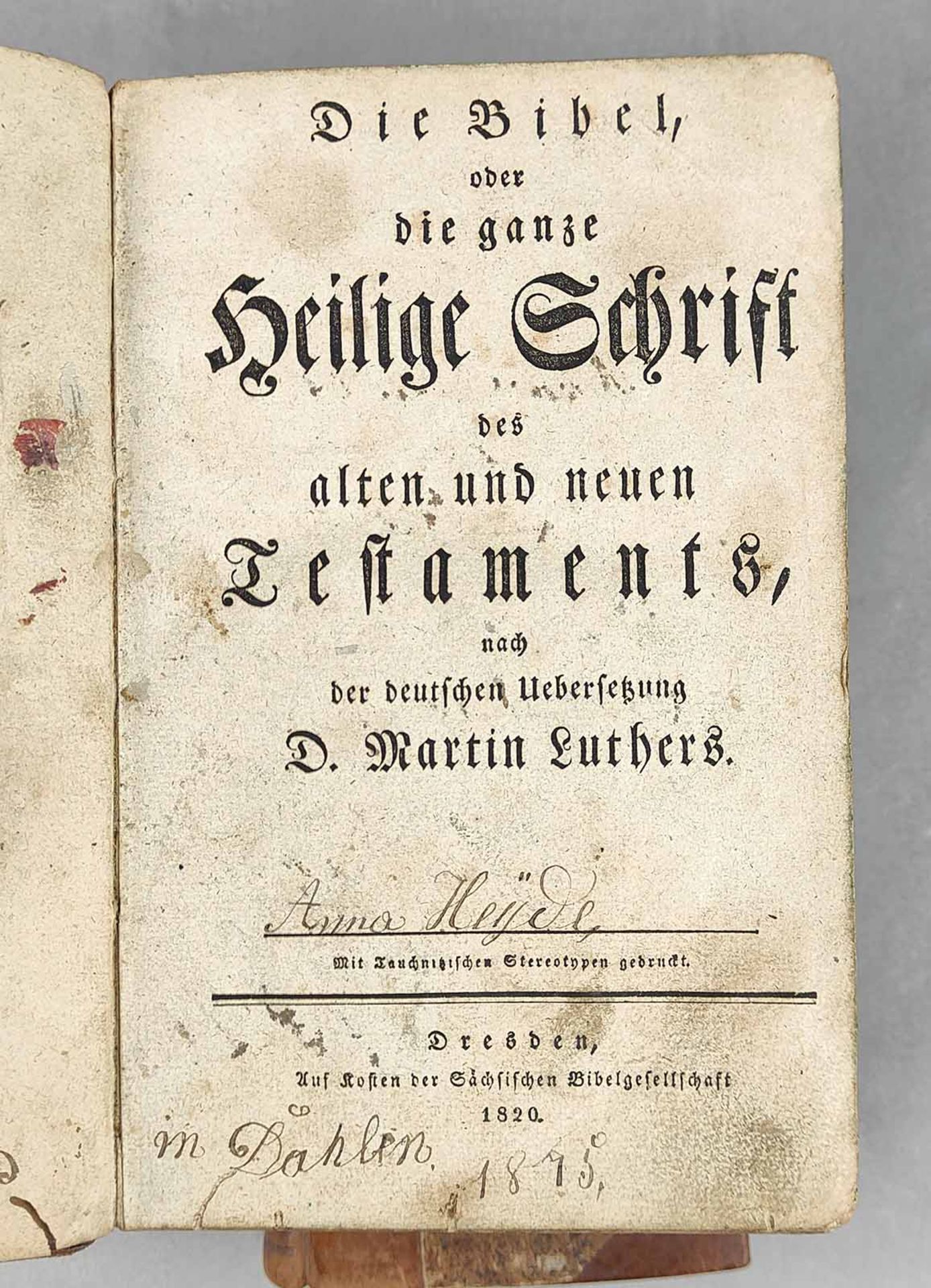3 religiöse Bücher 1757 bis 1832 - Image 3 of 4