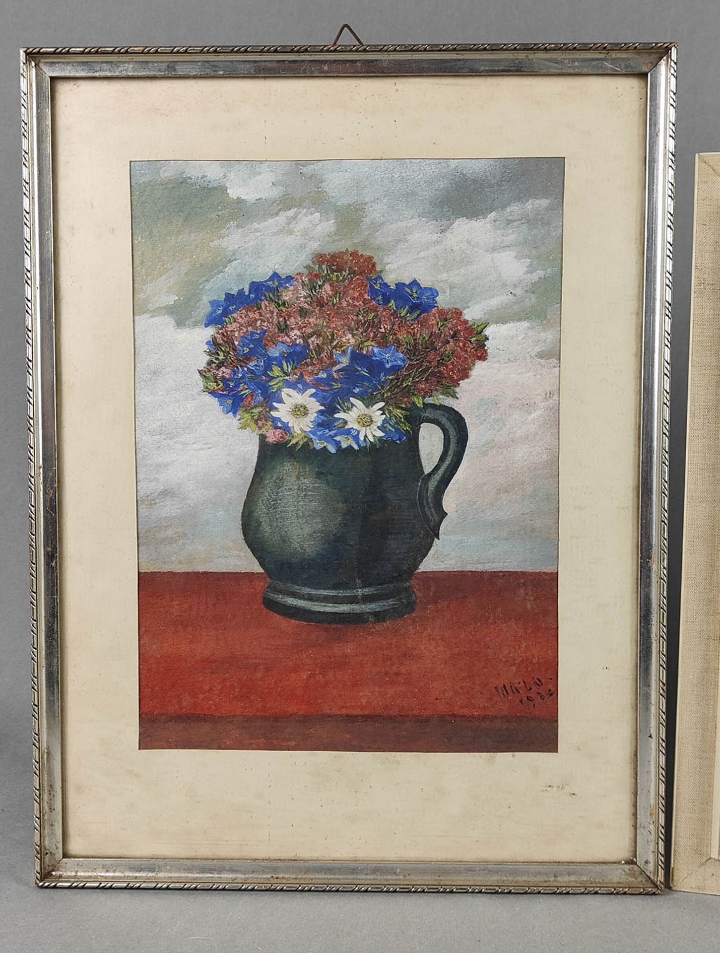 2 Blumen Stillleben - signiert 1936/37 - Bild 2 aus 5