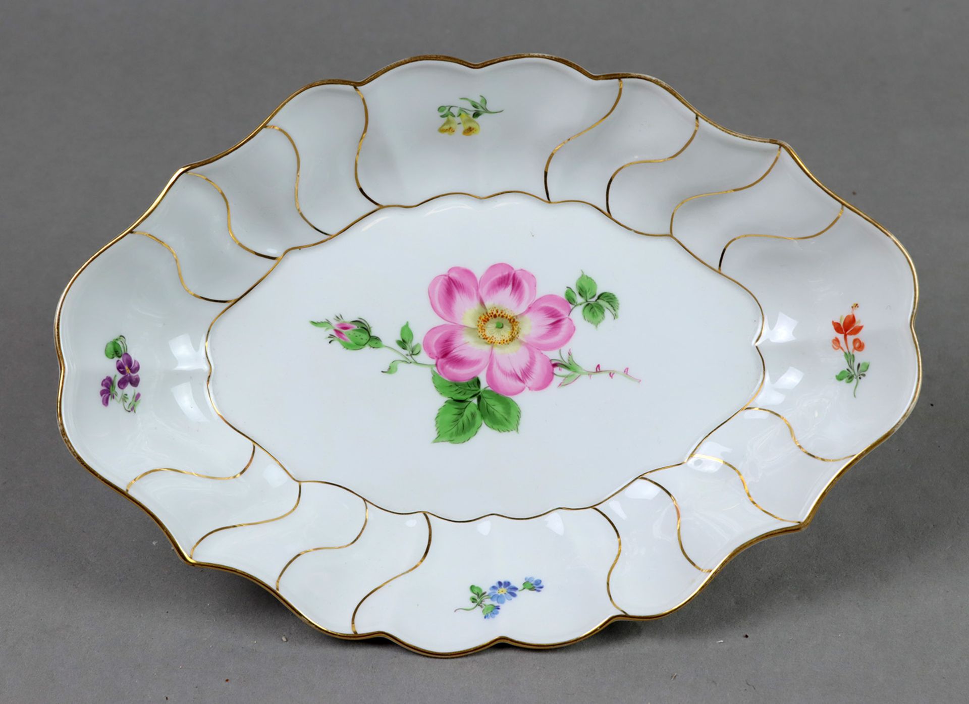 Meissen Anbietschale *Heckenrose*