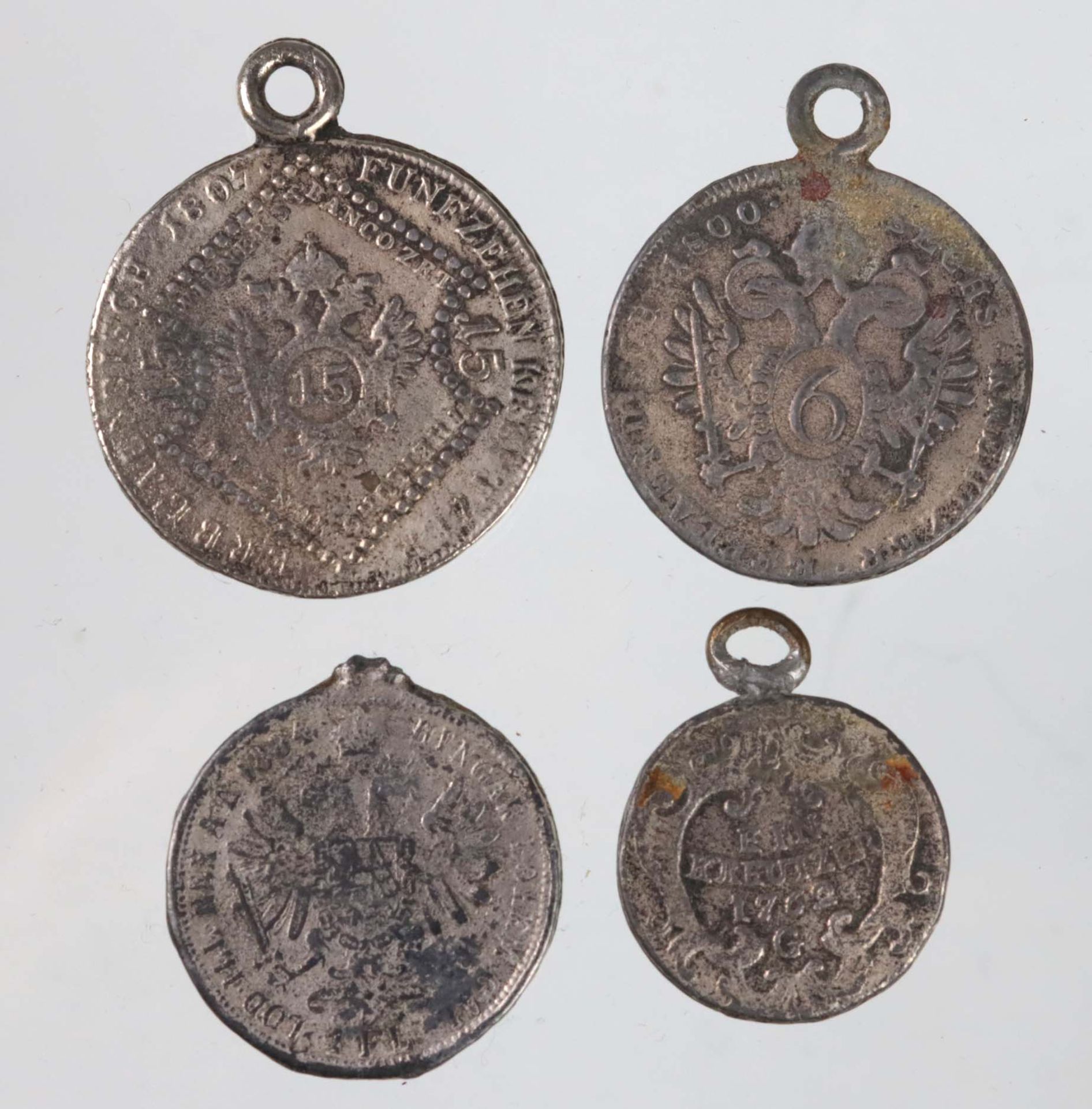 4 Kleinmünzen Österreich 1762/1884 - Image 2 of 2