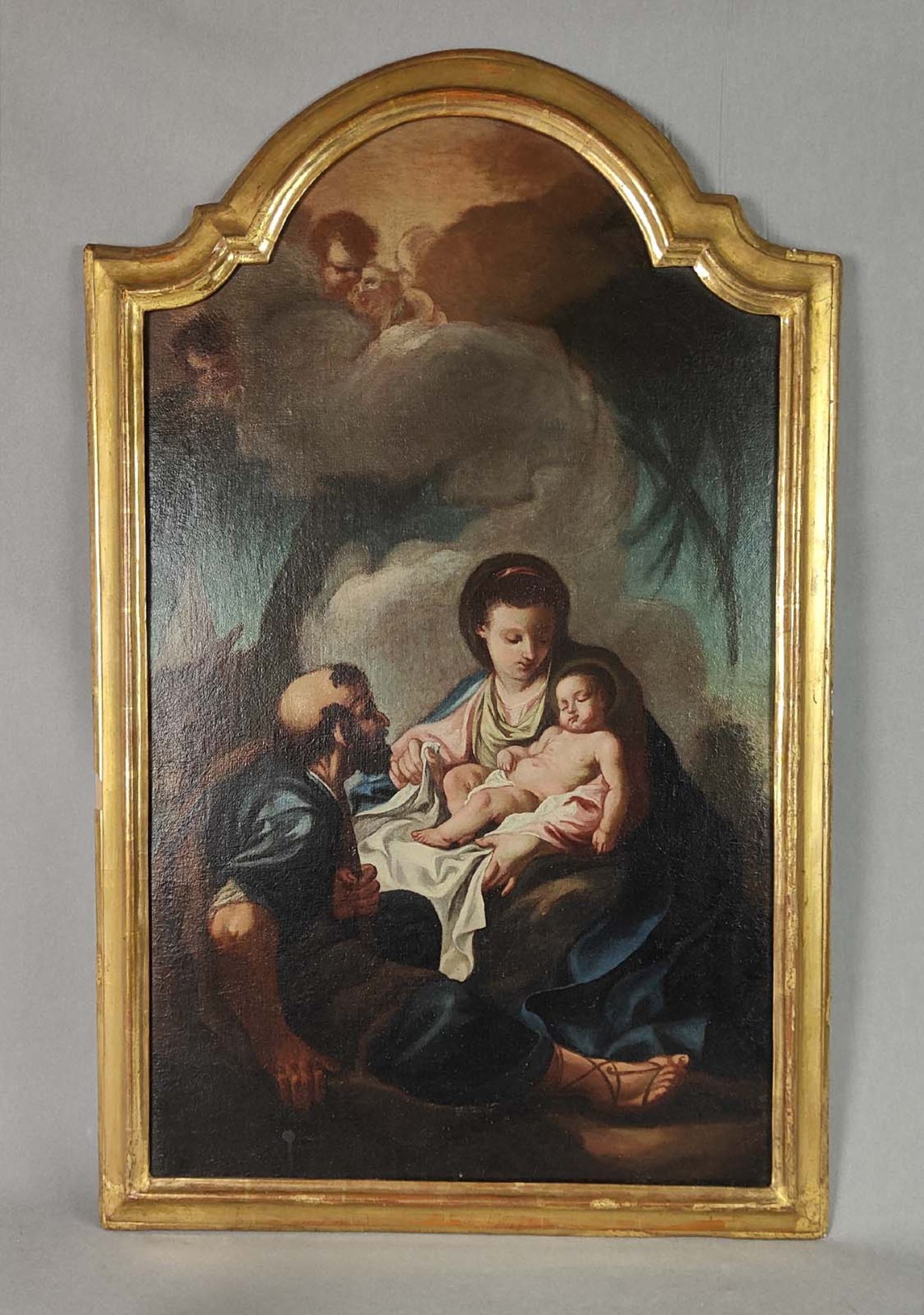 Barock Gemälde Heilige Familie