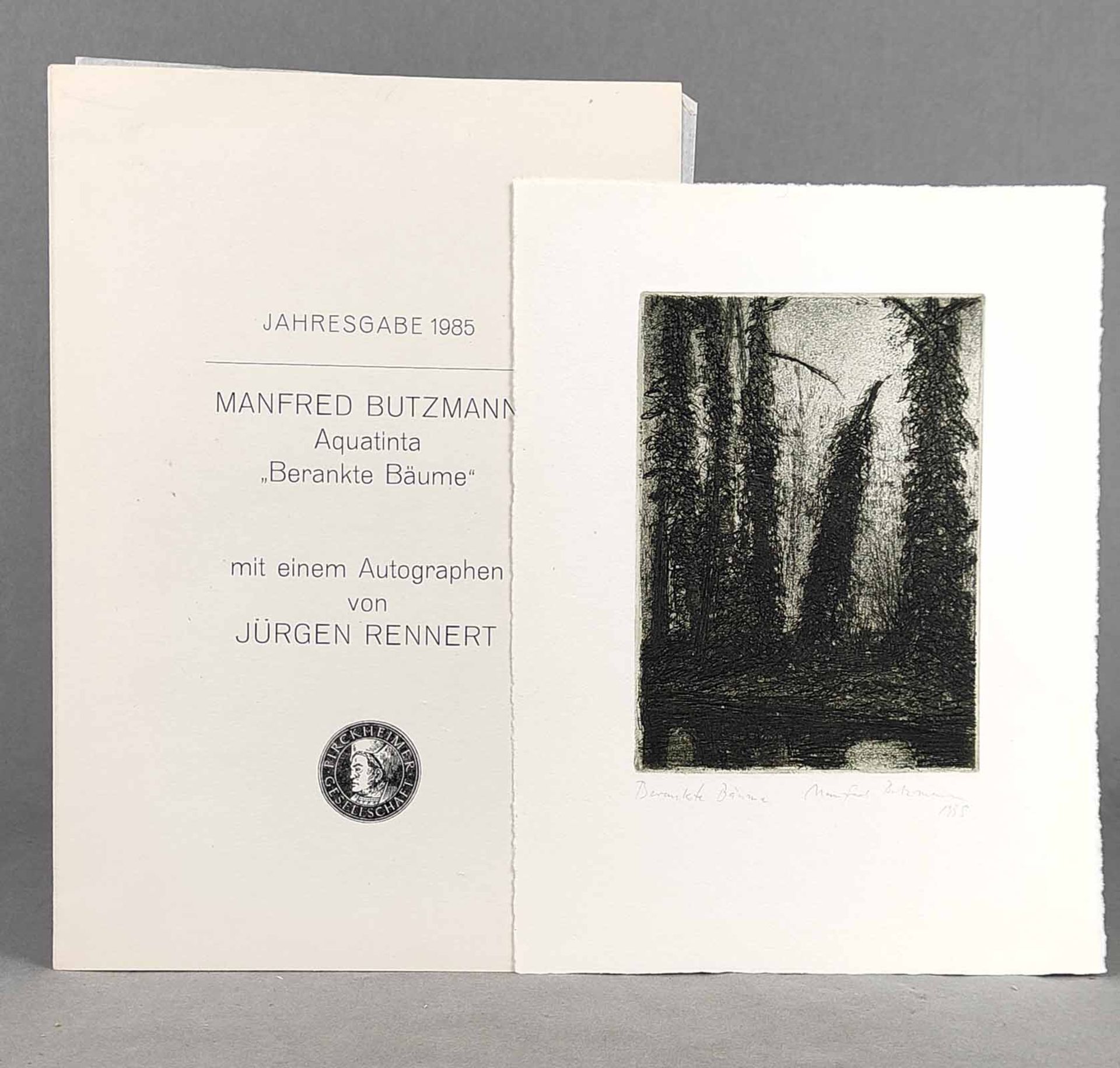 Manfred Butzmann Orig.-Radierung