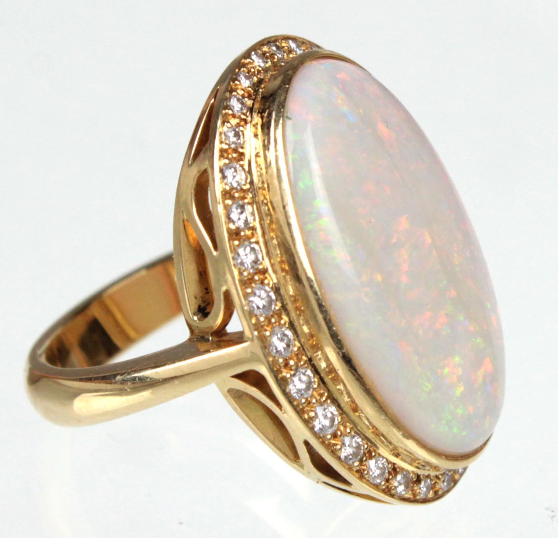exclusiver Opal Brillant Ring - GG 750 - Image 3 of 3