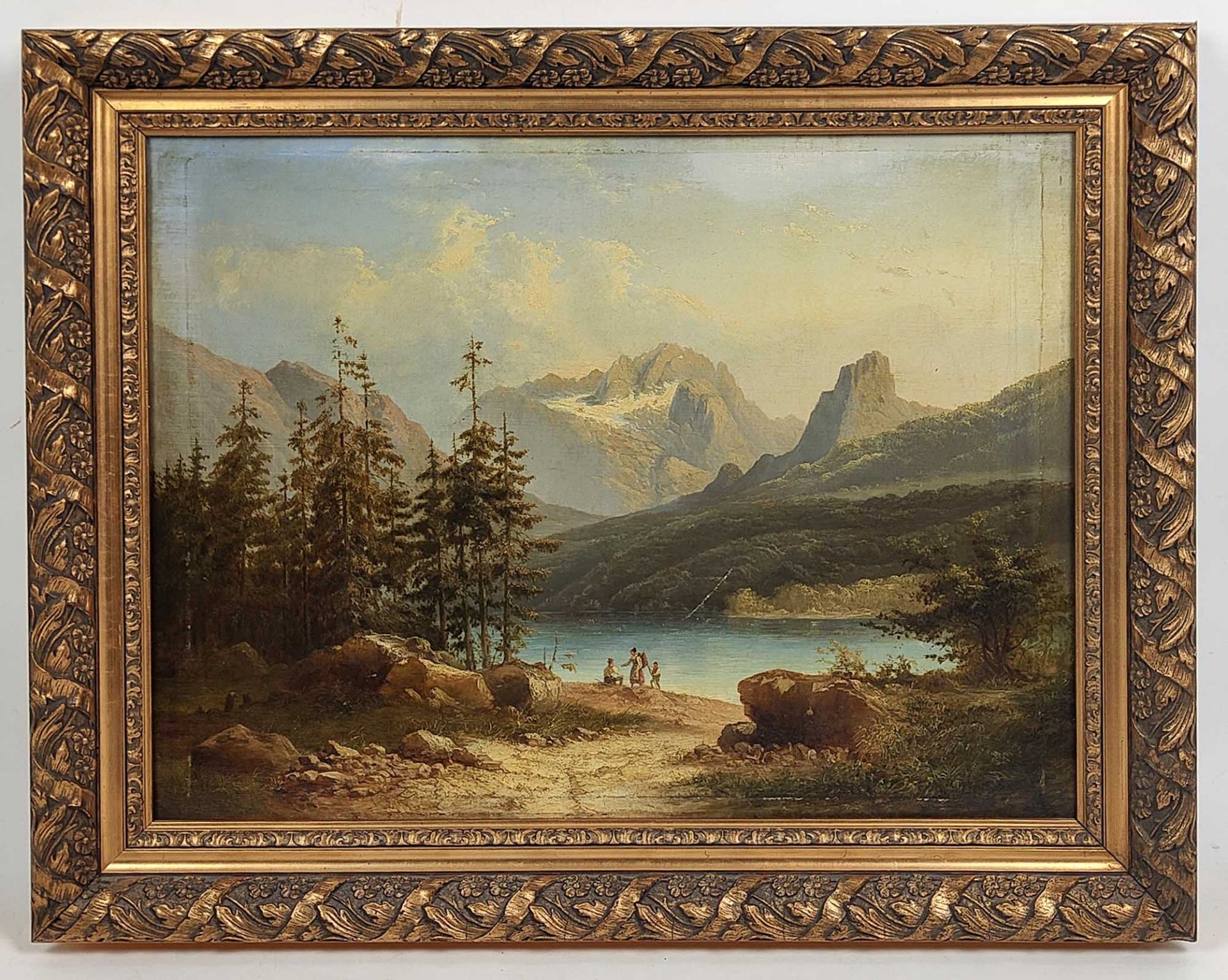 Blick auf den Dachstein um 1880/90