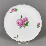 Meissen Tortenplatte *Rote Rose*