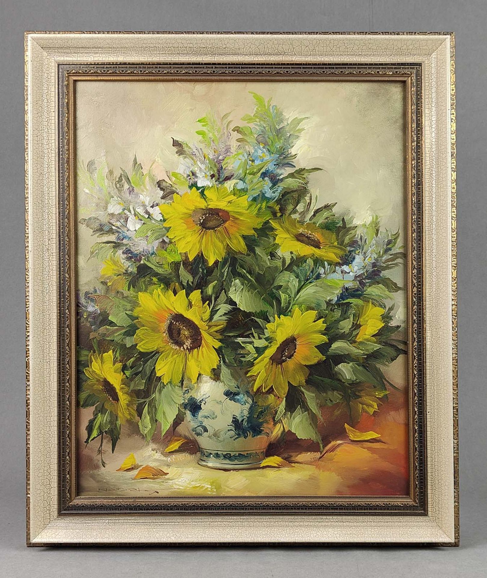 Sommerstrauß mit Sonnenblumen - Nowak, Eduard