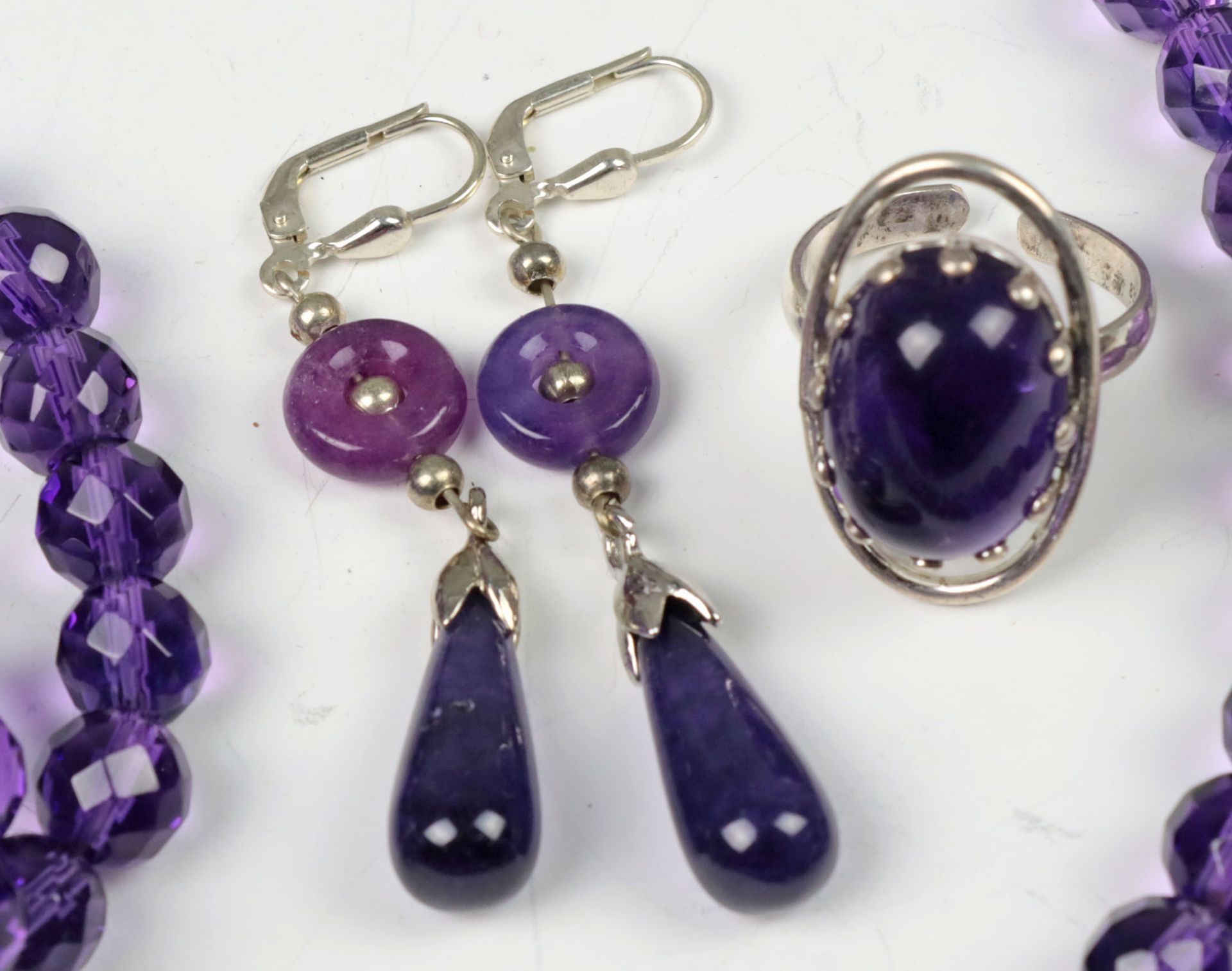 Posten Amethyst Schmuck u.a. - Bild 2 aus 2