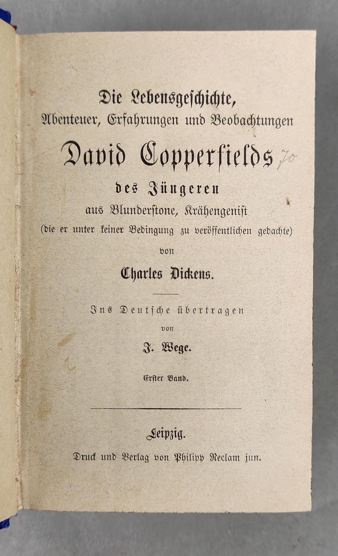 Die Lebensgeschichte David Copperfields - Image 2 of 2