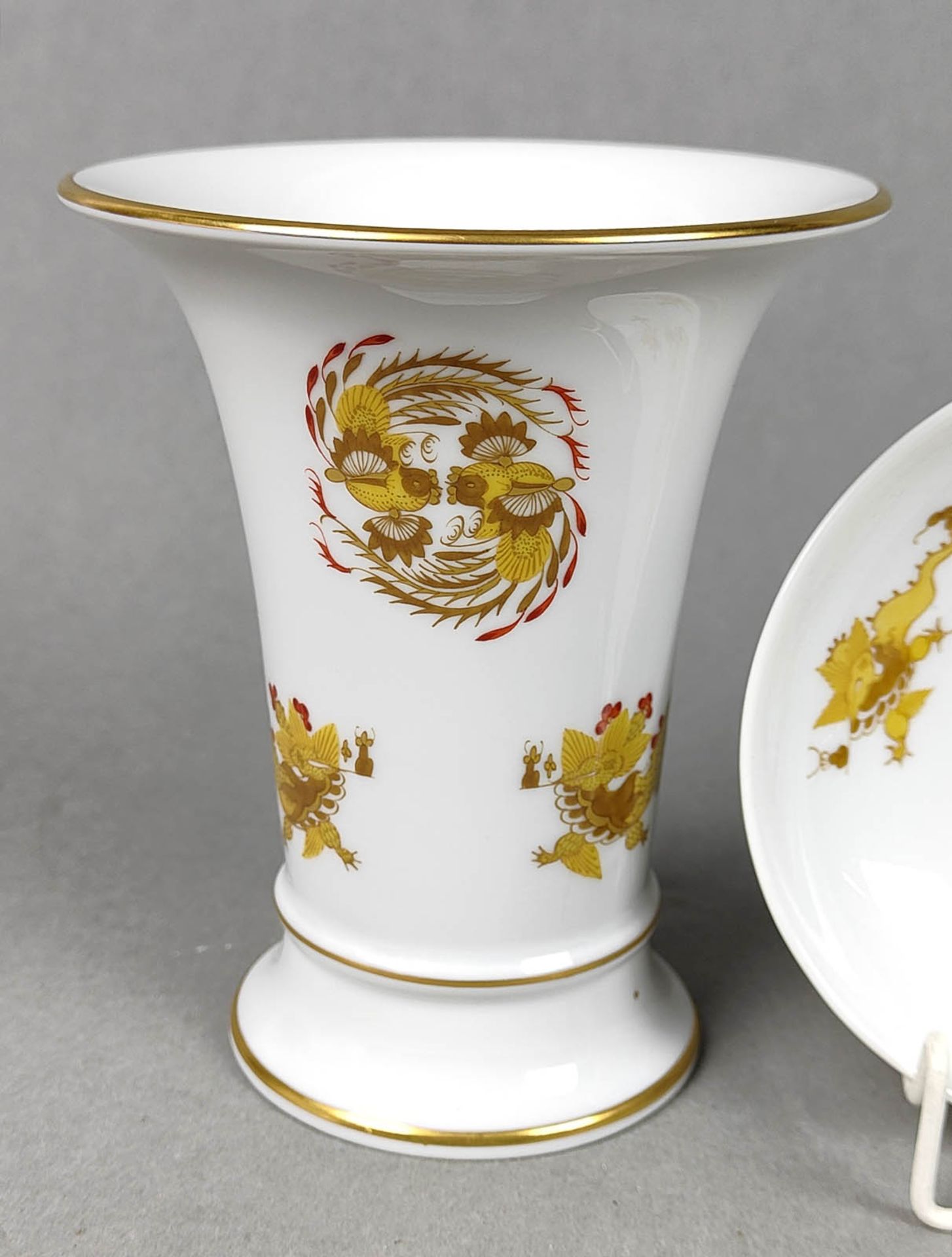 Meissen Vase und Schälchen *Reicher Drache* - Image 2 of 3