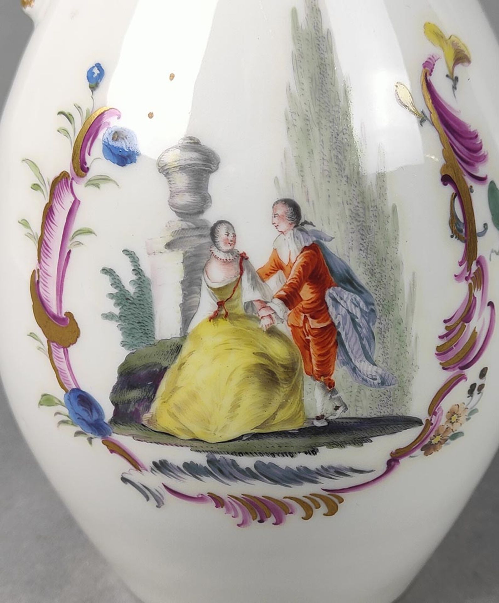 Meissen Kaffeekanne um 1745 - Image 5 of 5