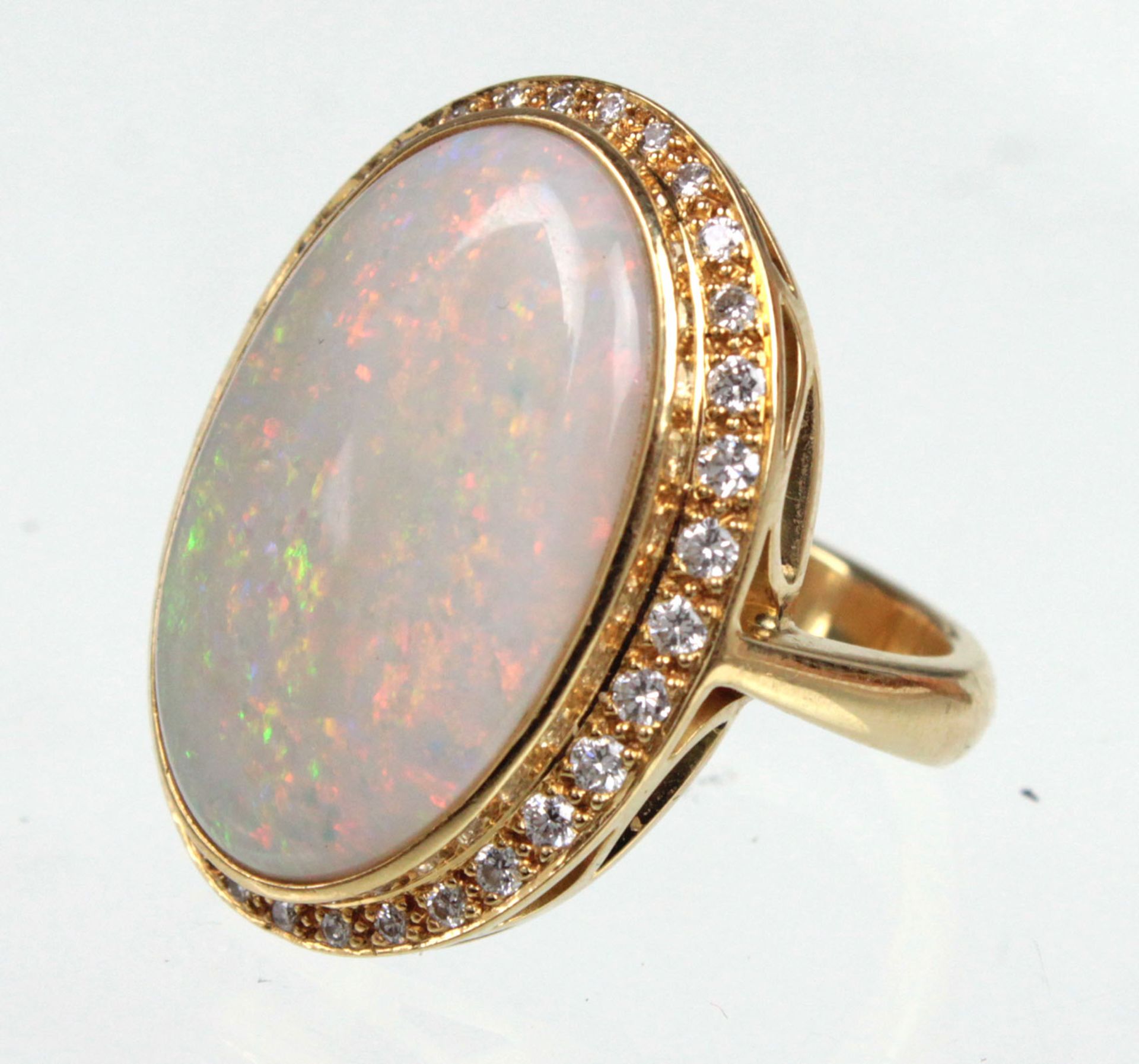 exclusiver Opal Brillant Ring - GG 750