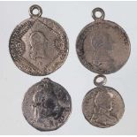 4 Kleinmünzen Österreich 1762/1884