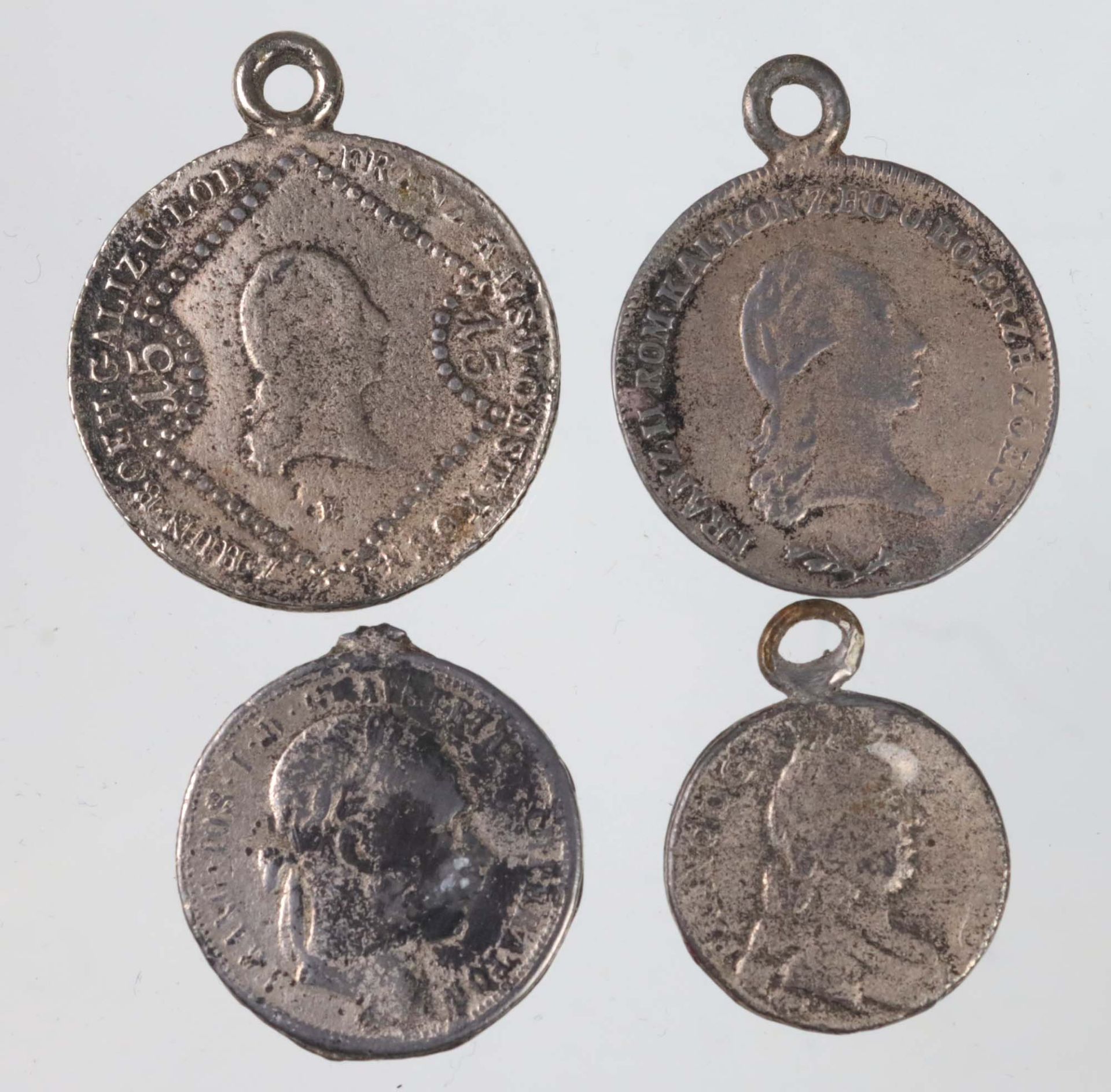 4 Kleinmünzen Österreich 1762/1884