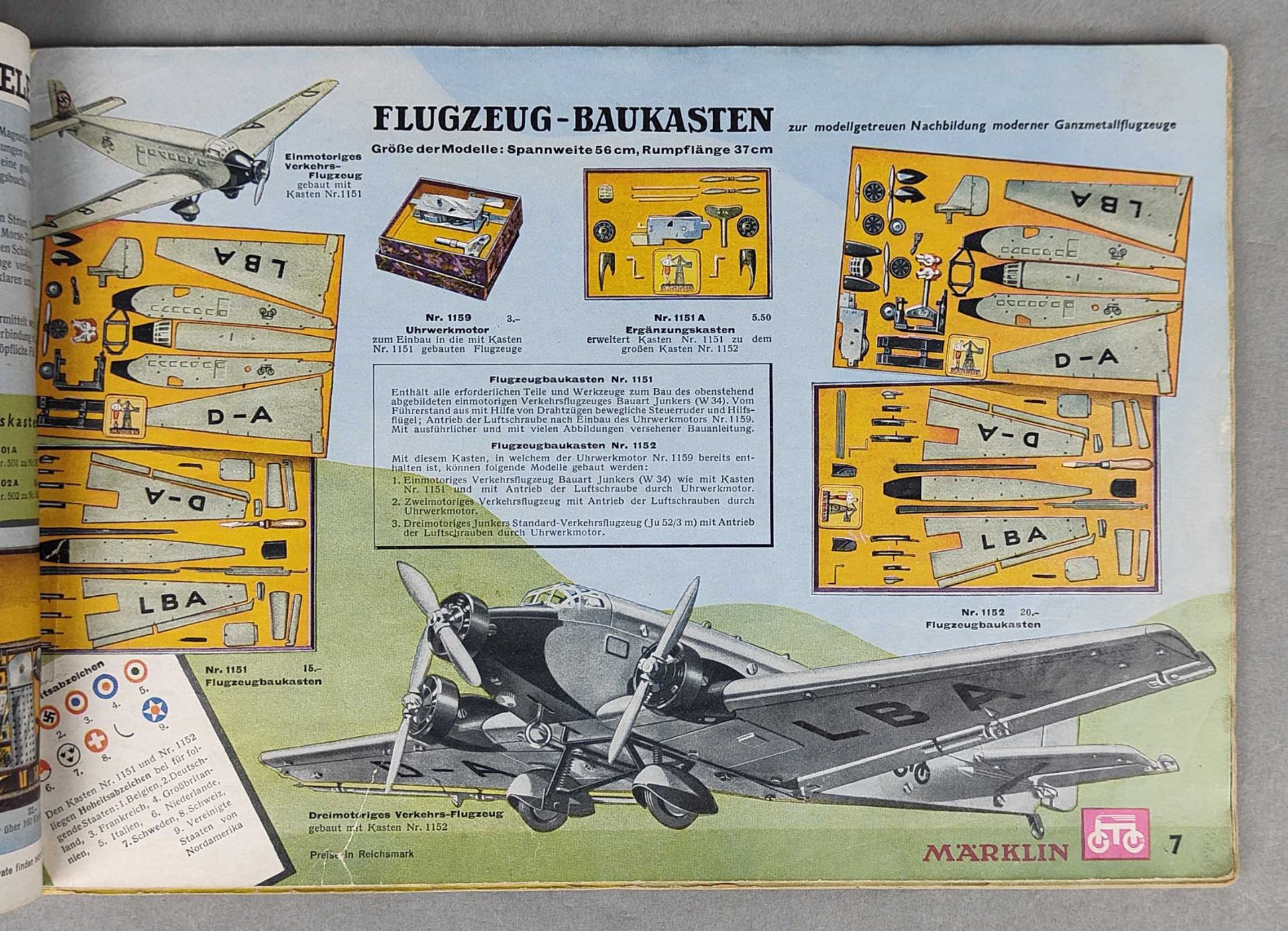 Märklin Katalog D16.1939/40 u.a. - Bild 6 aus 6