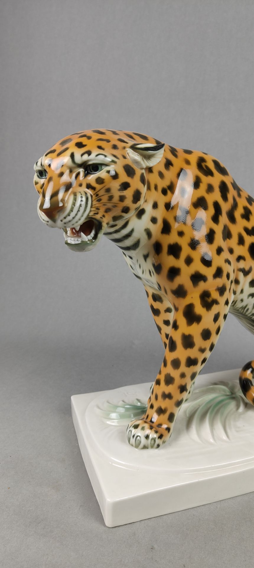 Große Leopardfigur Entwurf A. Storch 1920 - Bild 2 aus 6