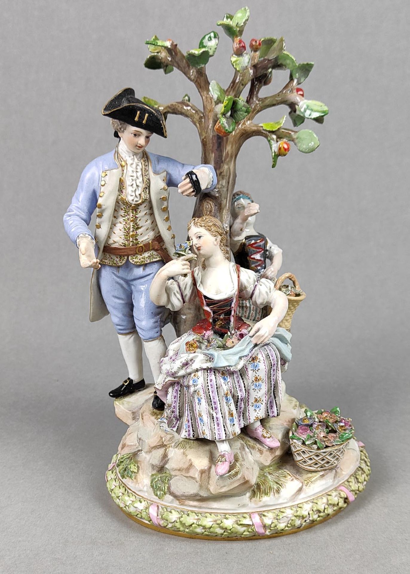 Meissen Figur Gärtnergruppe um 1860/80