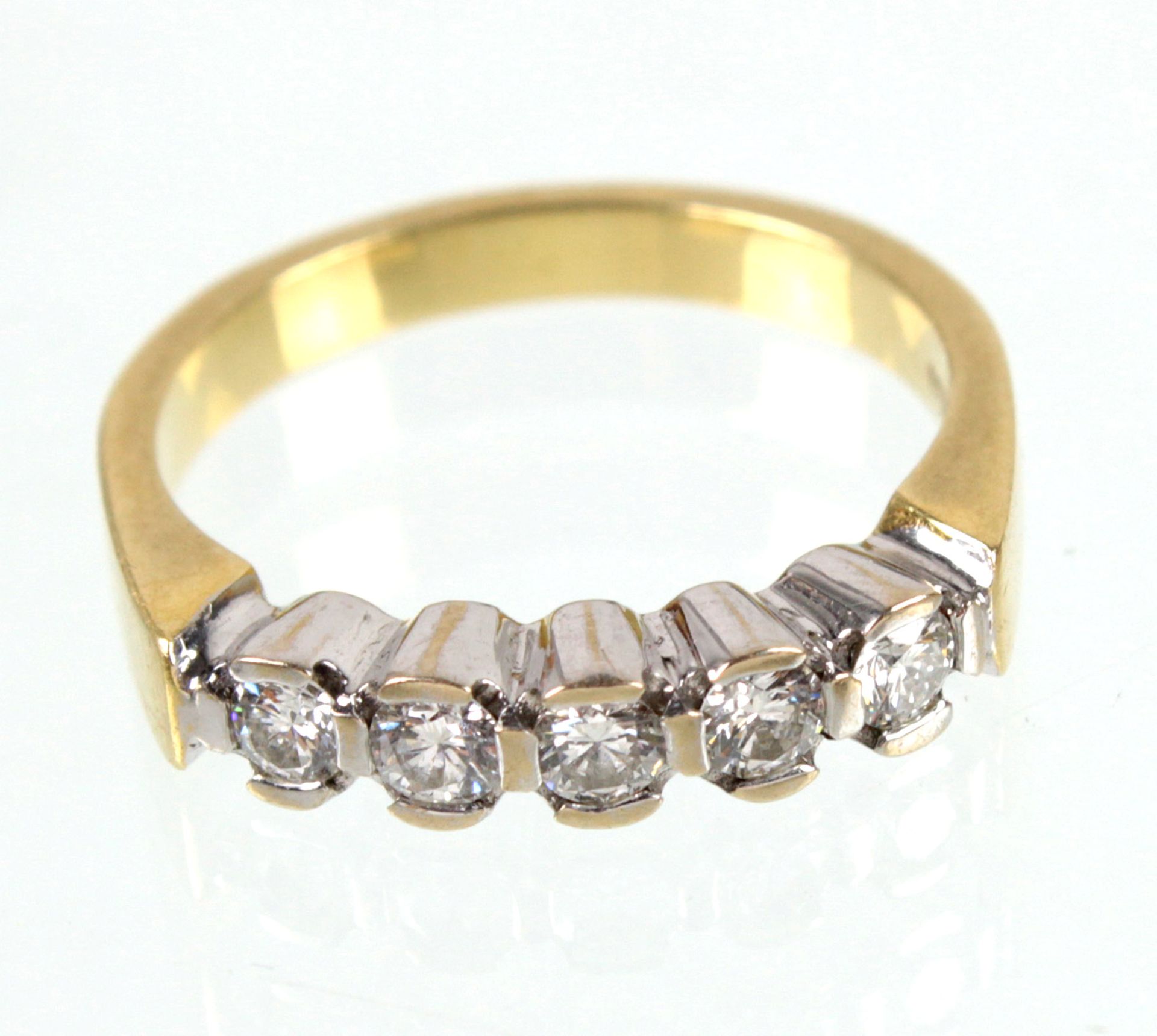 Brillant Ring 0,50 ct. - GG/WG 750