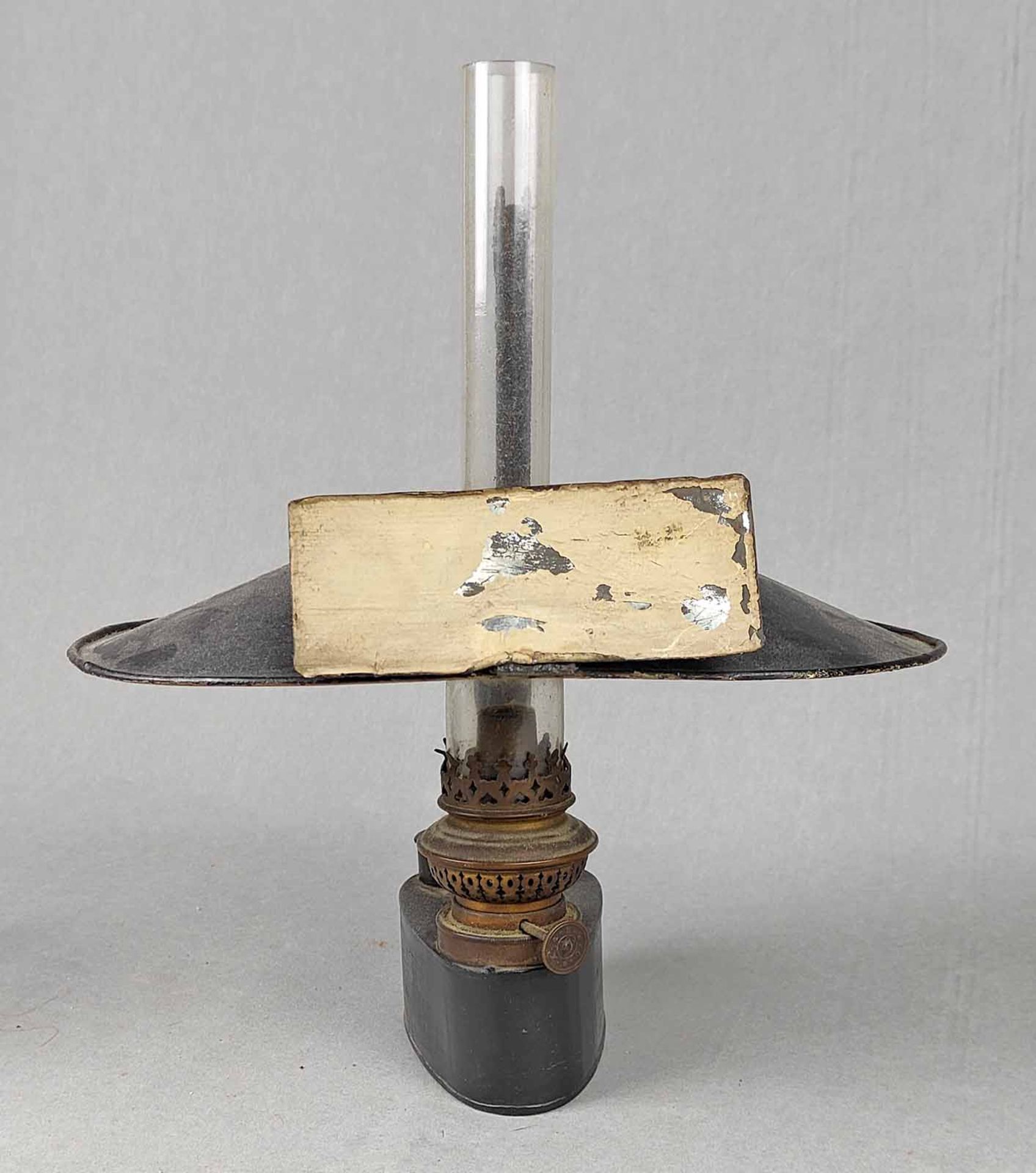 tragbare Petroleumlampe 1920er Jahre - Bild 2 aus 2