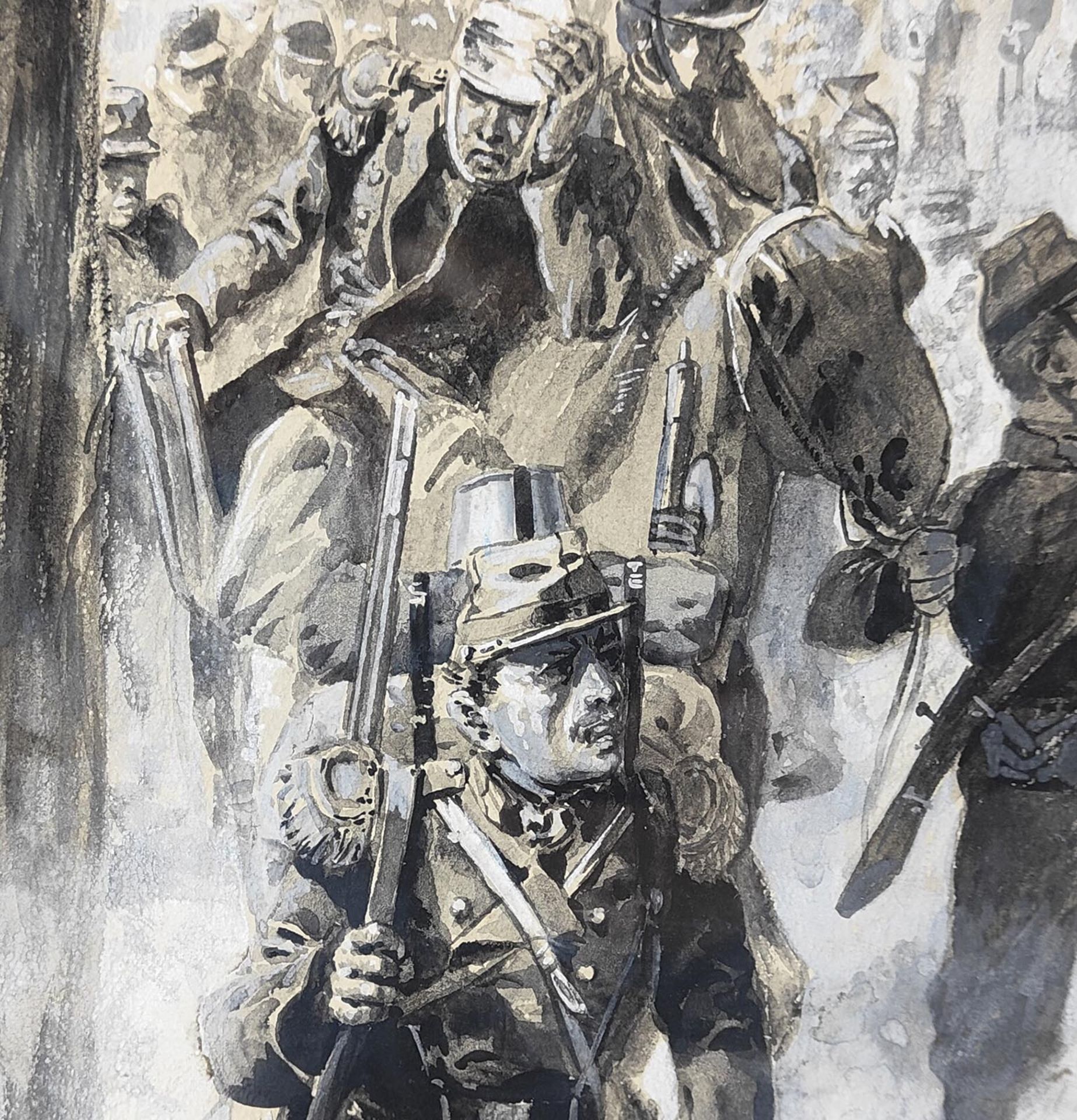 Hastiger Rückzug Krieg 1870/71 - Knötel, Richard - Bild 3 aus 3