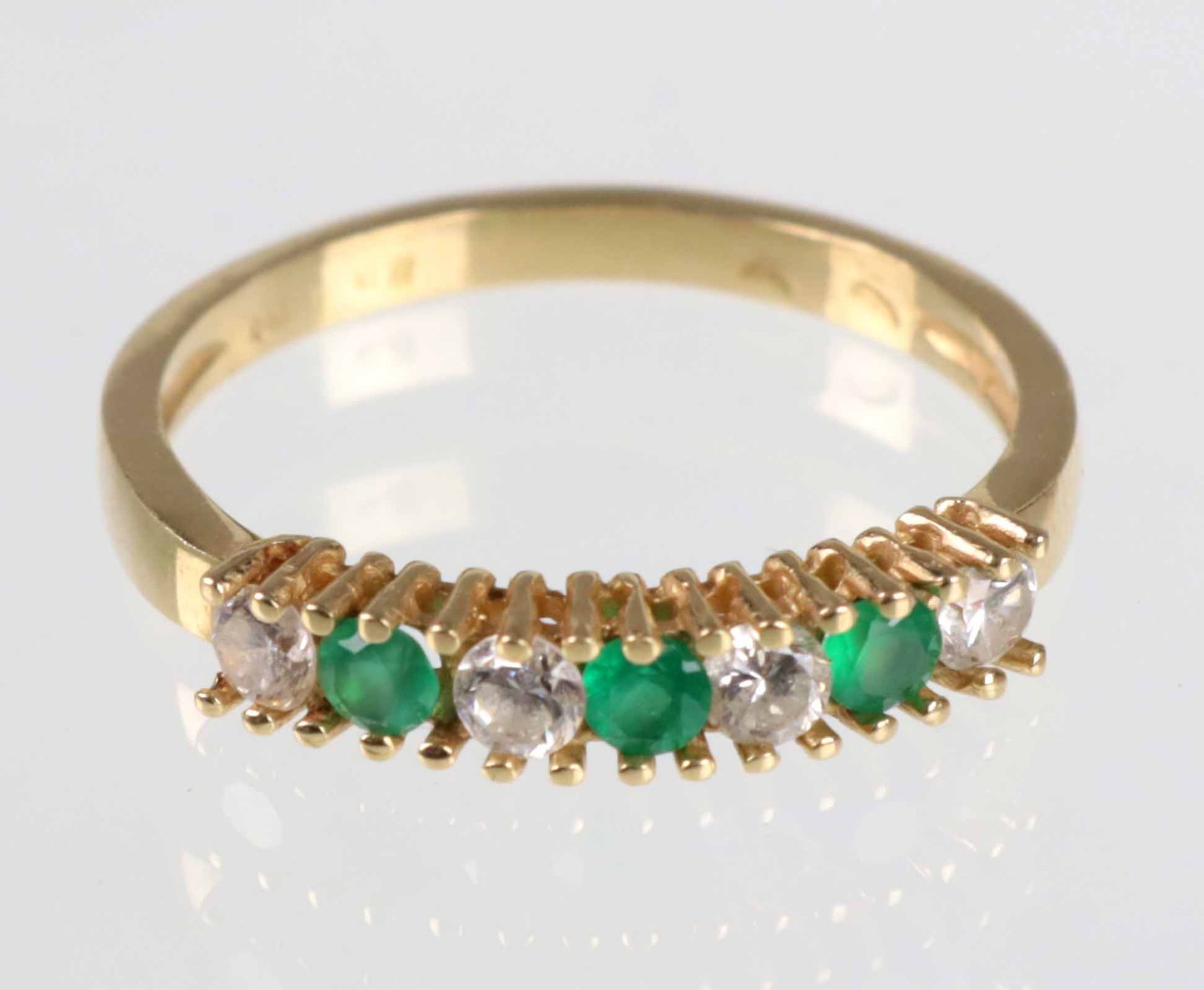Smaragd Brillant Ring - GG 585