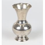 Trichter Vase - Silber