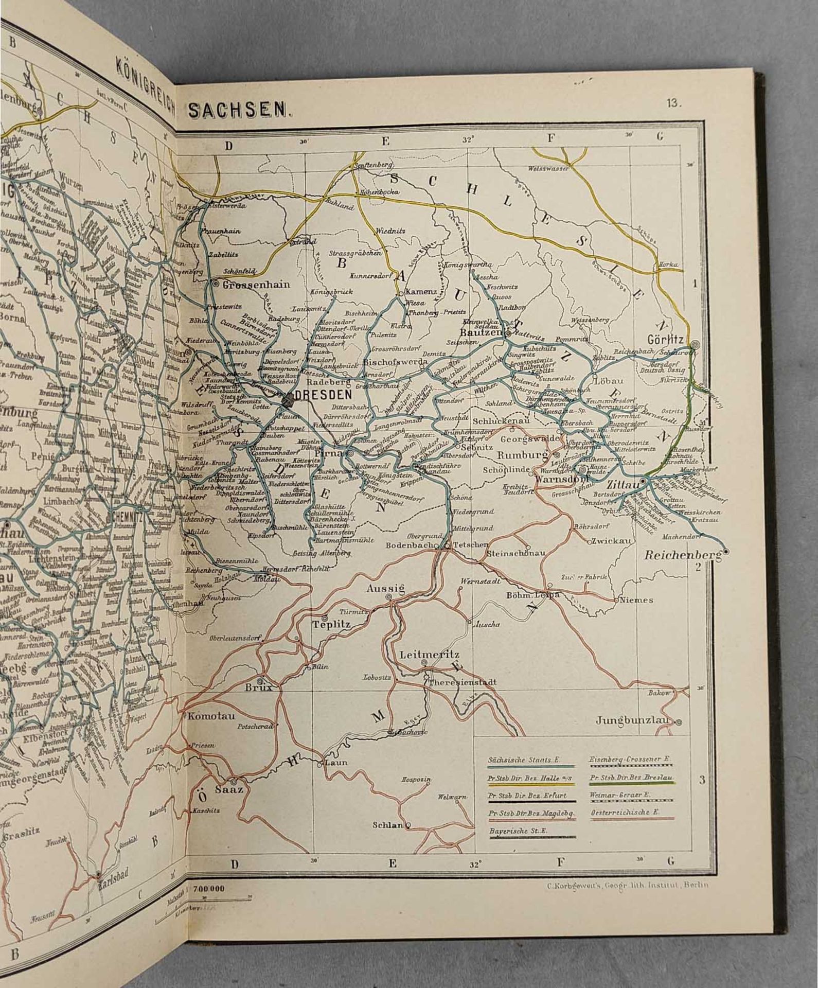 Atlas der Eisenbahnen 1895 - Bild 3 aus 3