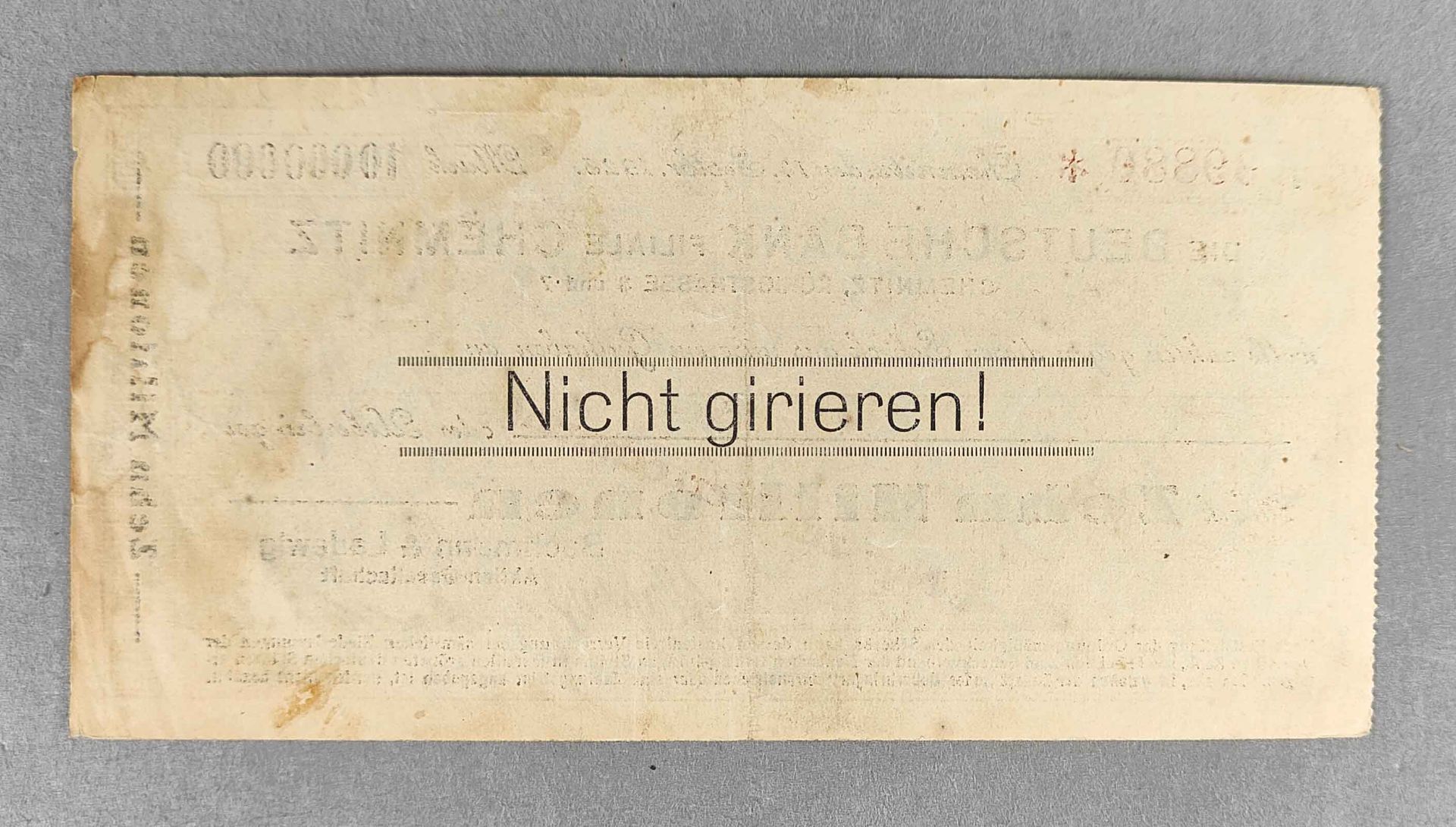 Scheck Bachmann & Ladewig AG Chemnitz 1923 - Bild 2 aus 2