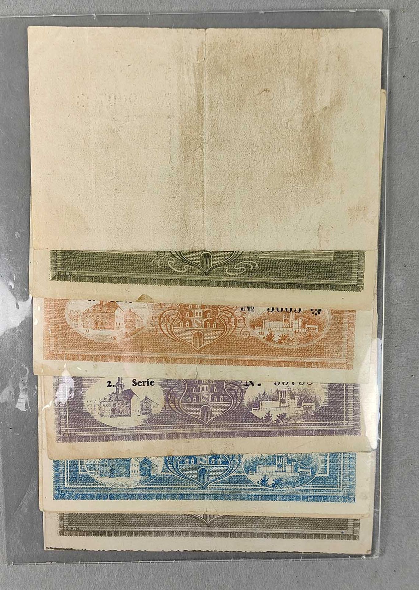 12x Notgeld Stadt Meerane 1923 - Bild 2 aus 2