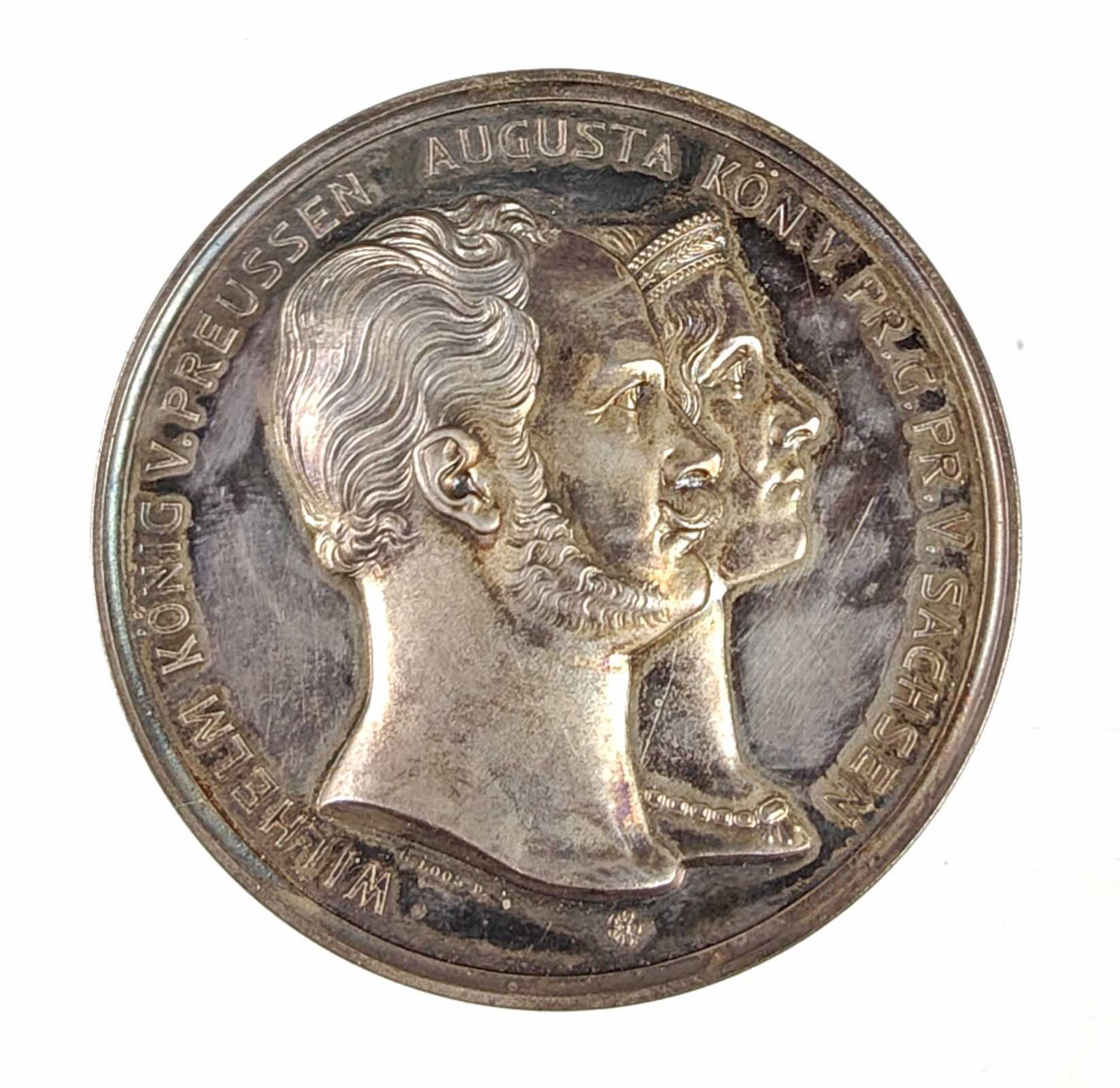 Freimaurer Silbermedaille Wilhelm I. und Augusta 1898 - Bild 2 aus 3