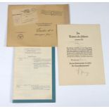 Dokumentenkonvolut Landgericht Dresden 1939/44