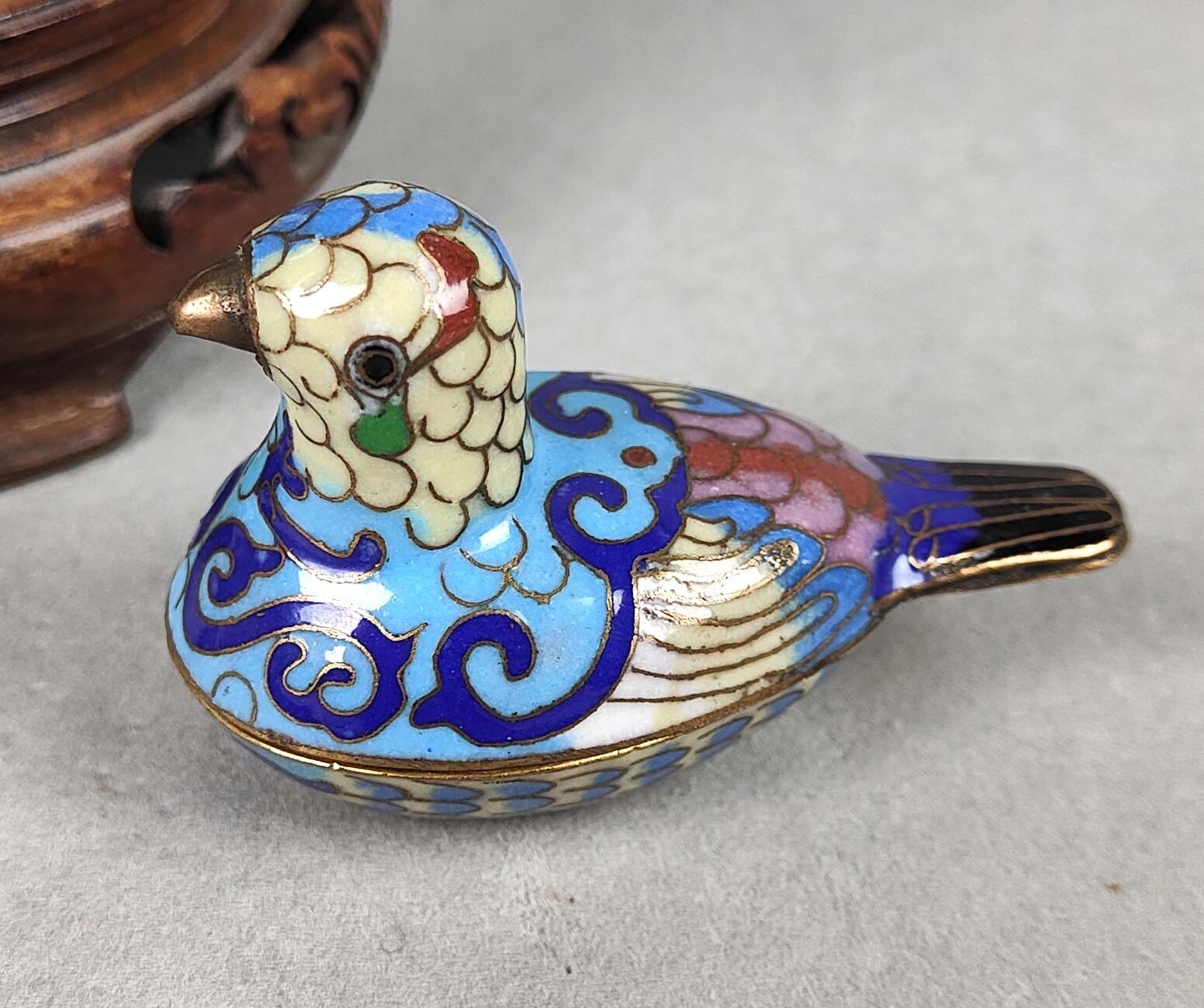 3 Cloisonné Zierteile - Image 3 of 4