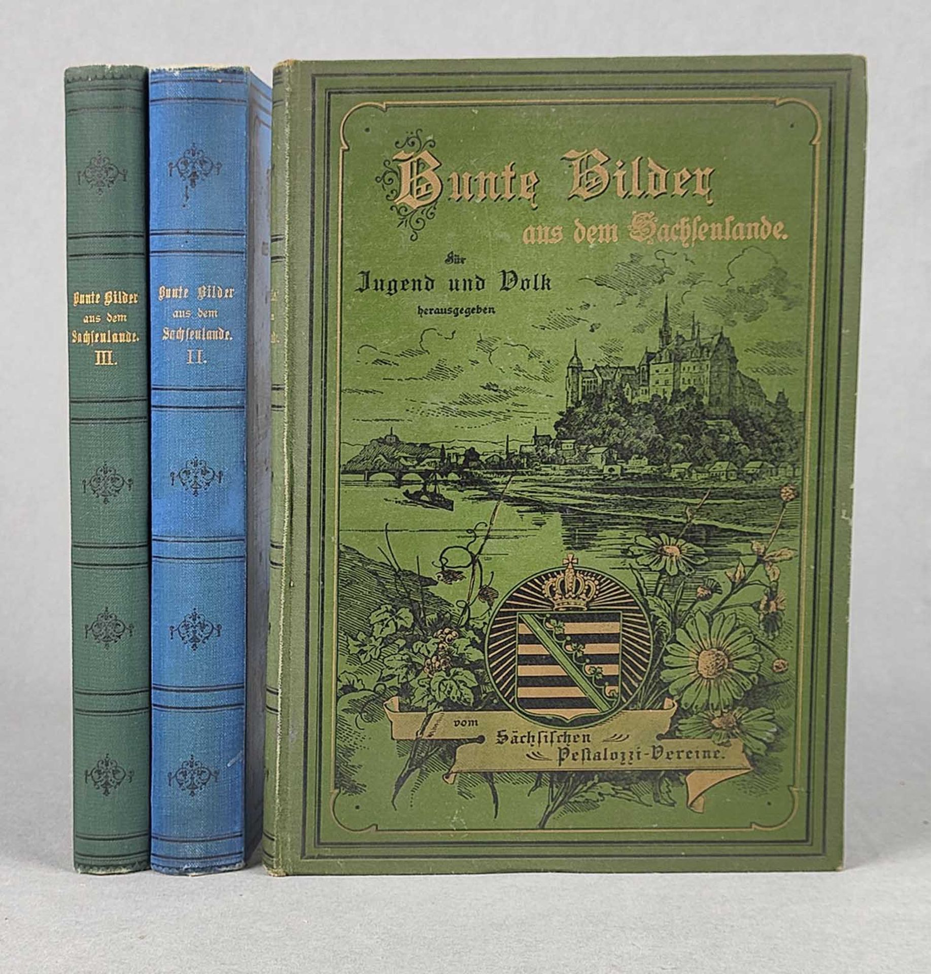 3 Bände Bunte Bilder 1893/1903