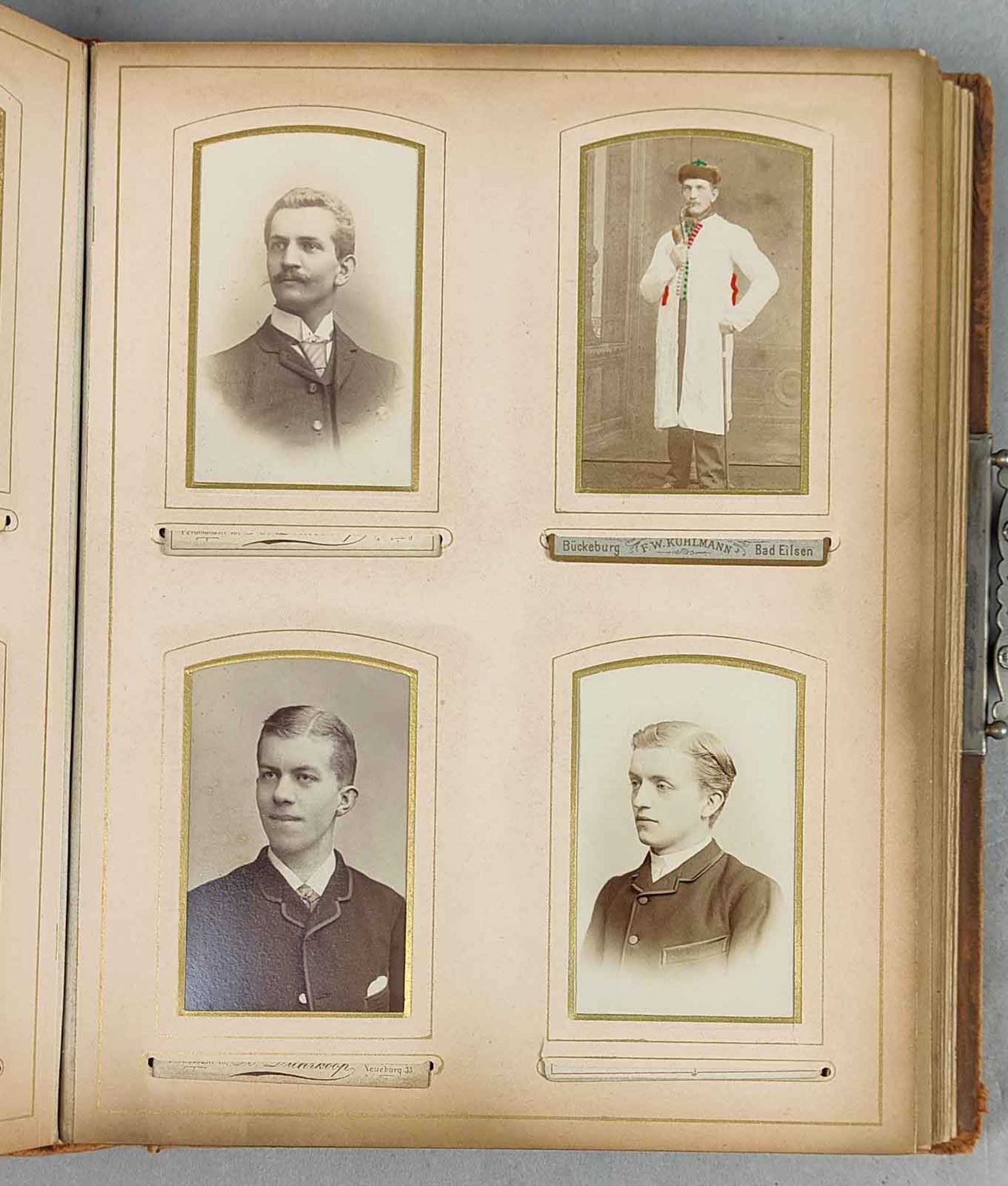 Historismus Kabinettfoto Album um 1880 - Image 5 of 5