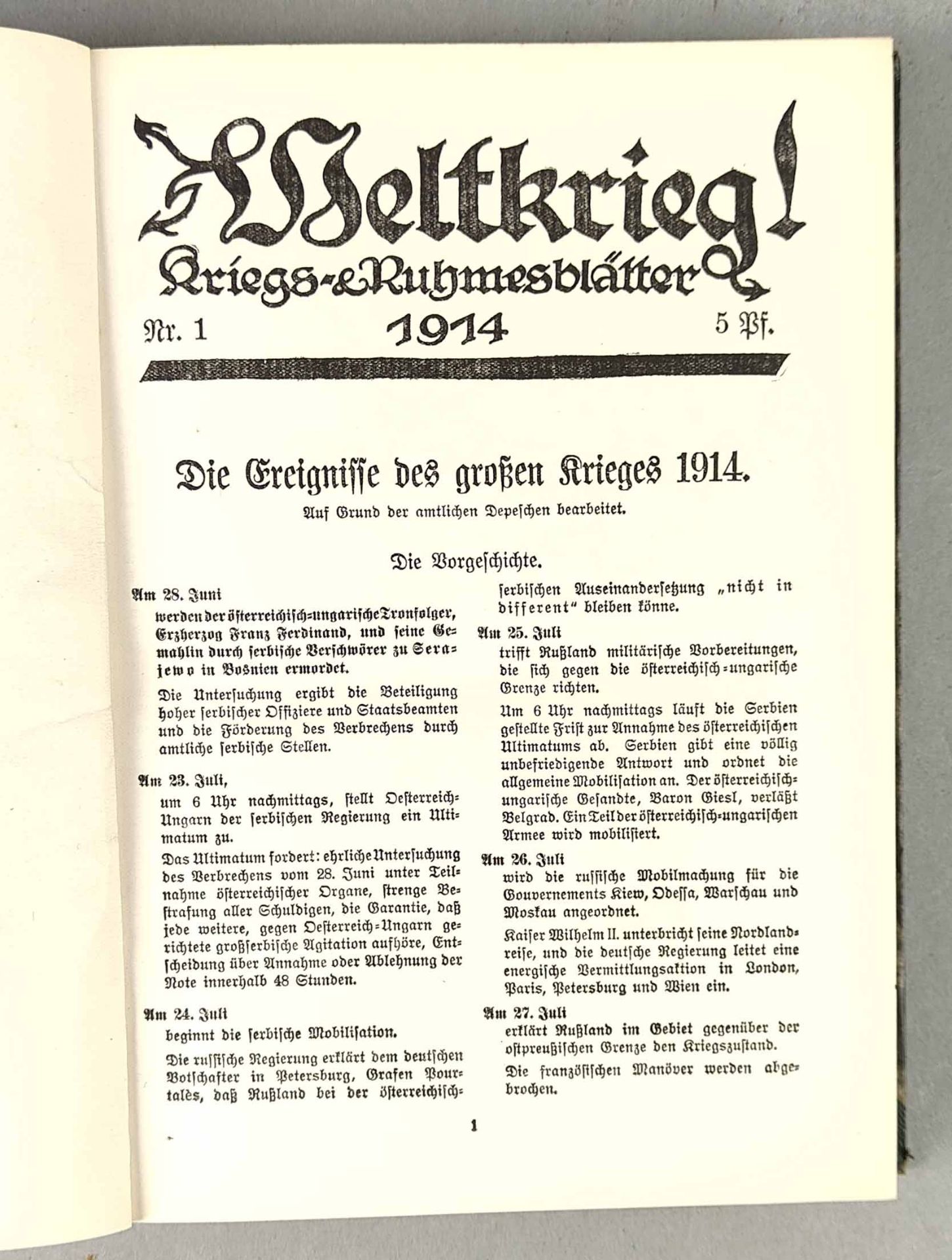 2 Bände Weltkrieg! 1914/18 - Image 2 of 2