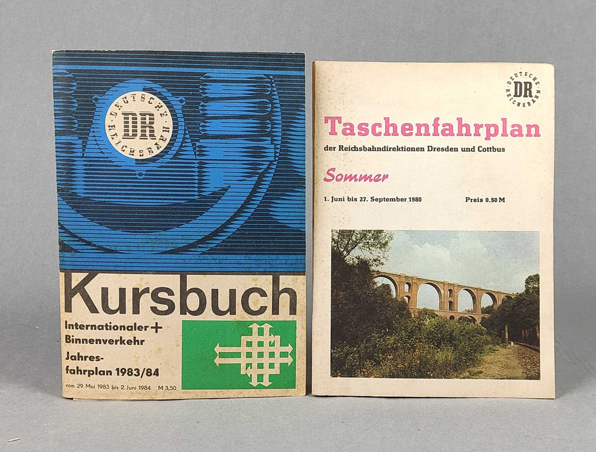 Taschenfahrplan 1980 und Kursbuch 1983/84