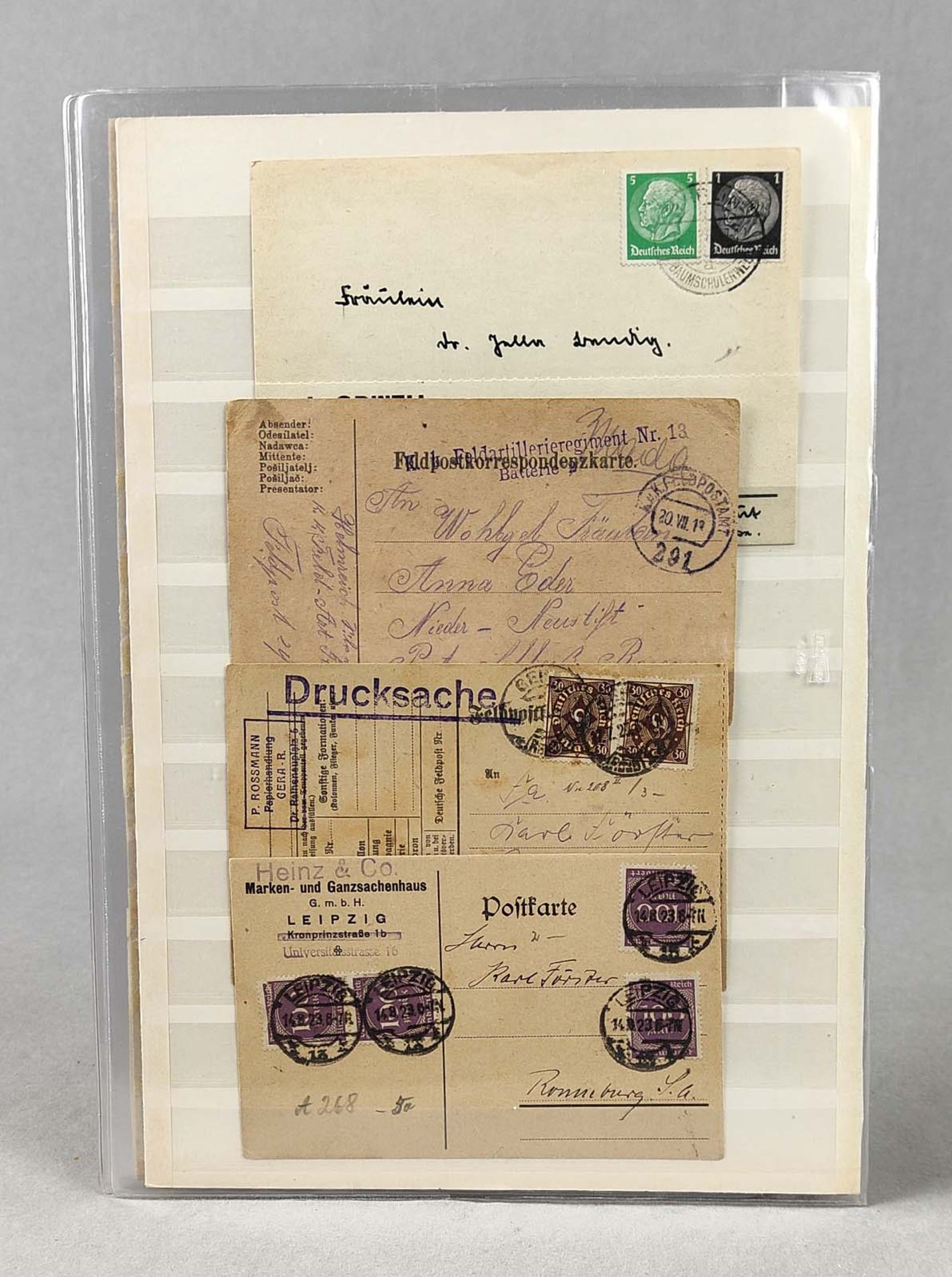 Briefmarken Deutsches Reich 1872/1938 - Image 3 of 3
