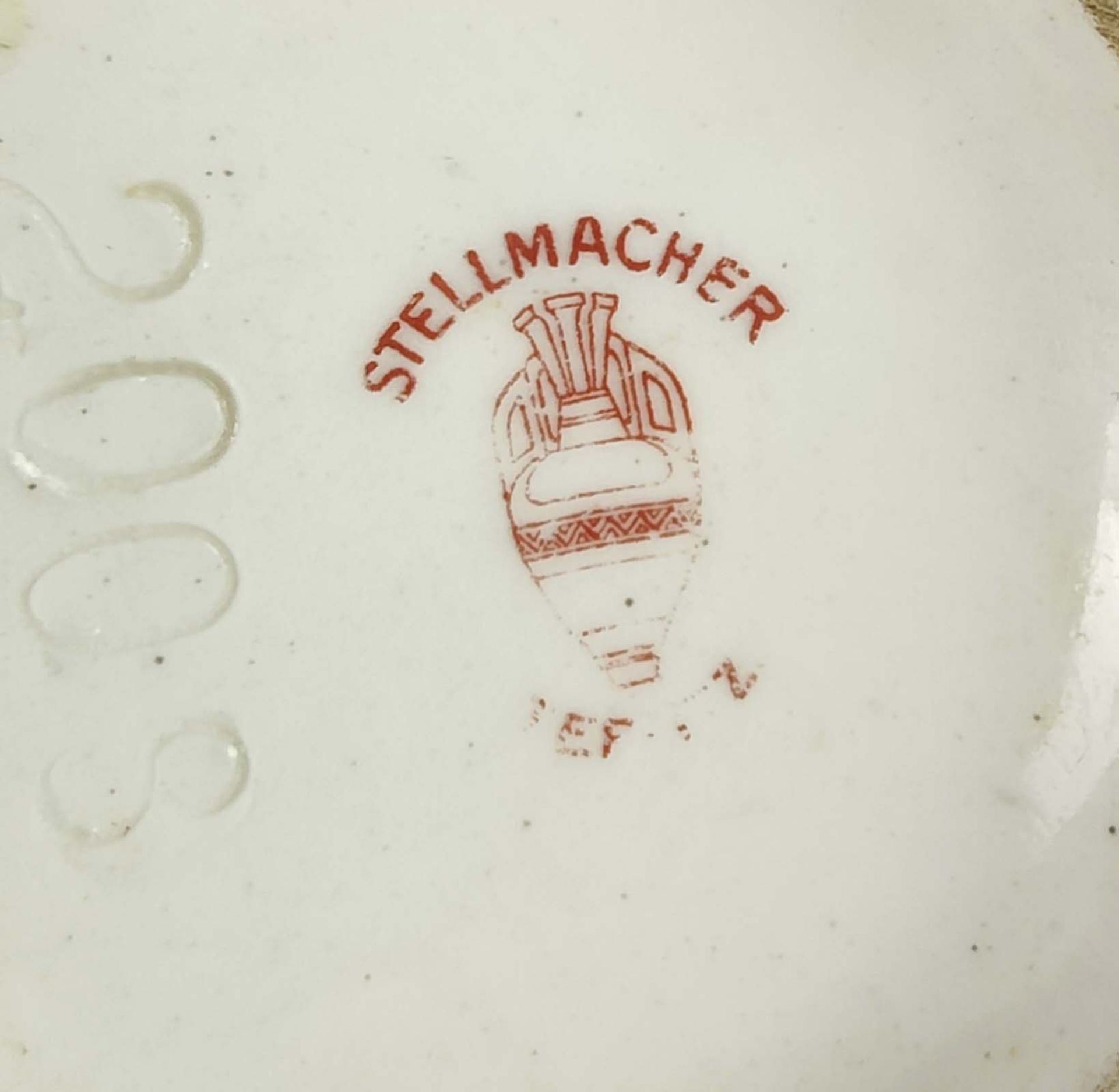 handbemalte Vase Teplitz 1920er Jahre - Bild 2 aus 2