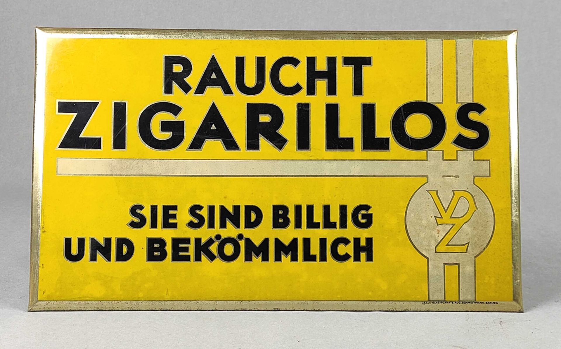 Werbeschild *Zigarillos*