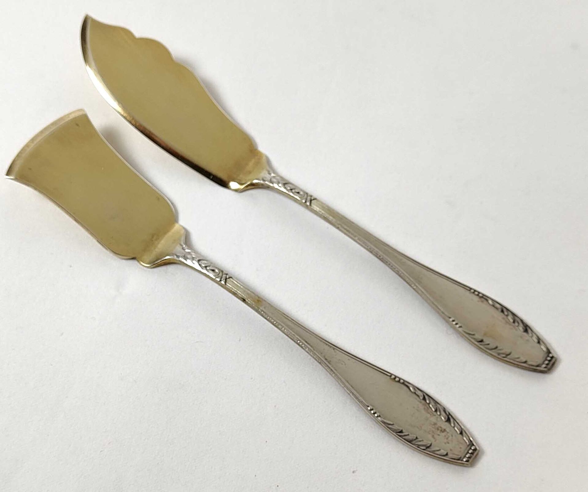 Jugendstil Käse- und Buttermesser - Silber 800