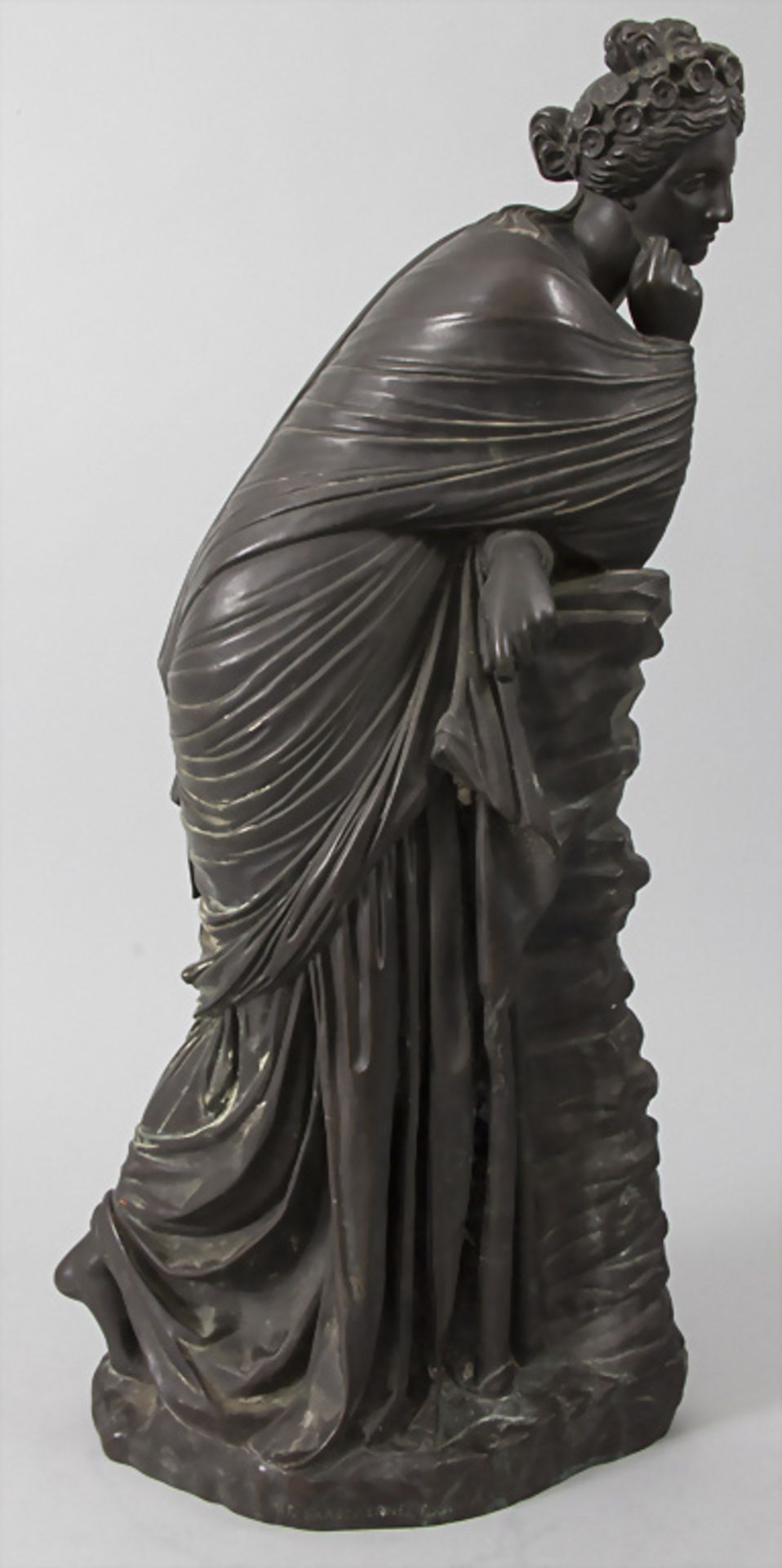 Ferdinand BARBEDIENNE (1810-1892), Griechische Göttin / A bronze sculpture of a Greek goddess - Image 3 of 8