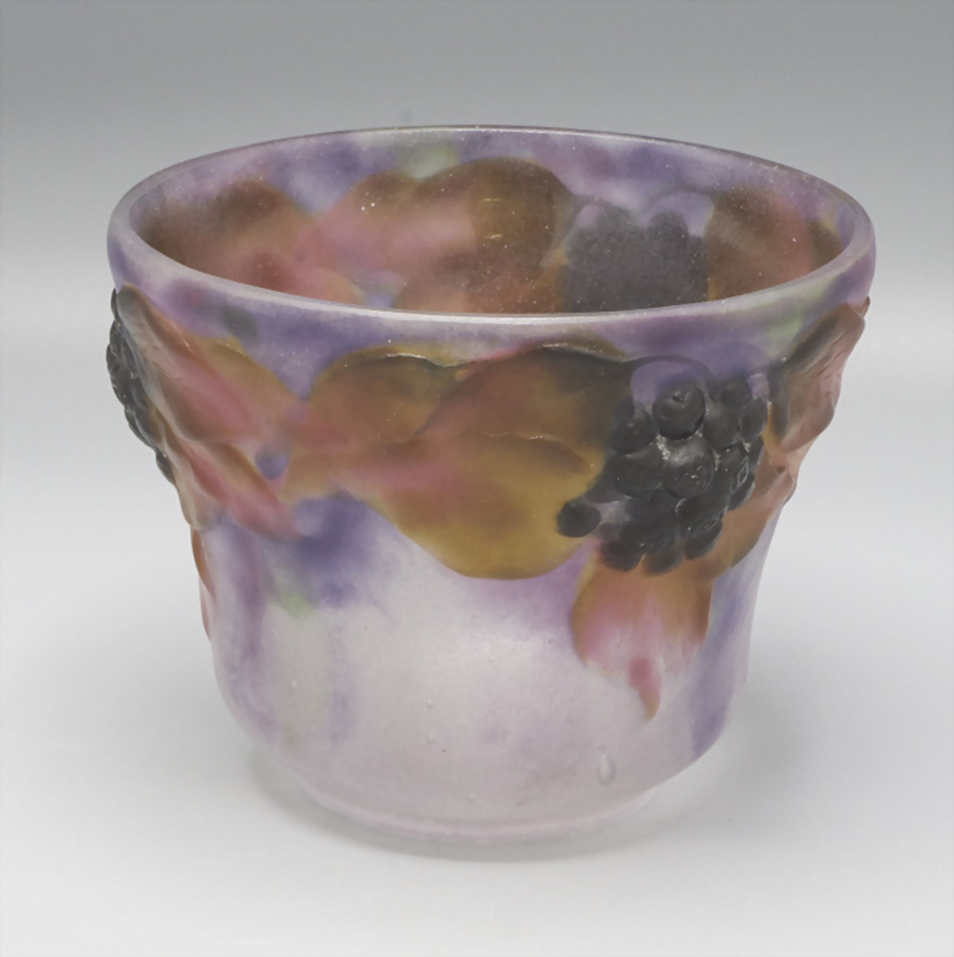 Jugendstil Schale 'Lierre' / Art Déco glass bowl 'Ivy', Gabriel Argy-Rousseau, Paris, 1919 - Bild 2 aus 6