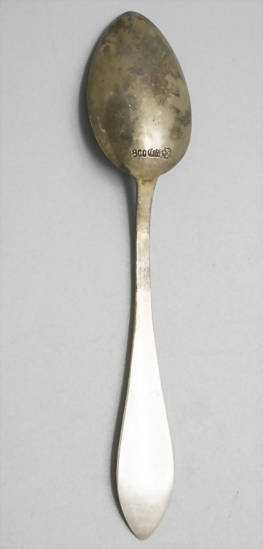 12 Löffel / 12 cuillères en argent massif / A set of 12 silver spoons, Franz Bahner, ... - Bild 3 aus 5