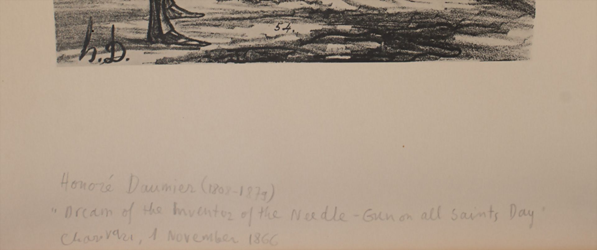 Honoré Daumier (1808-1879), 4 karikaturistische Blätter / 4 caricature sheets, 1851-1870 - Image 2 of 2