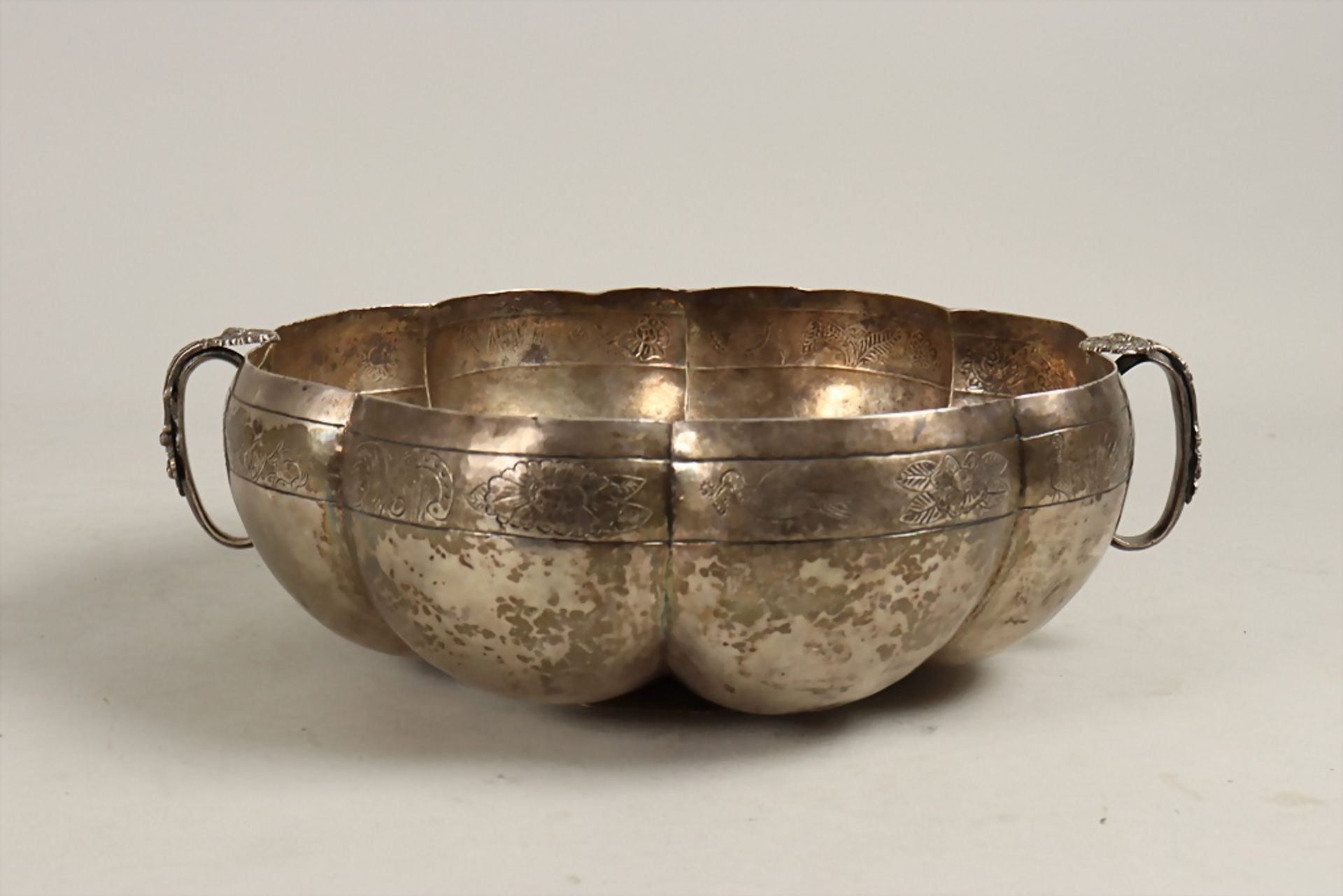 Barock Schüssel / A large Baroque silver bowl, Cayetano Buitrón, Mexico, nach 1810