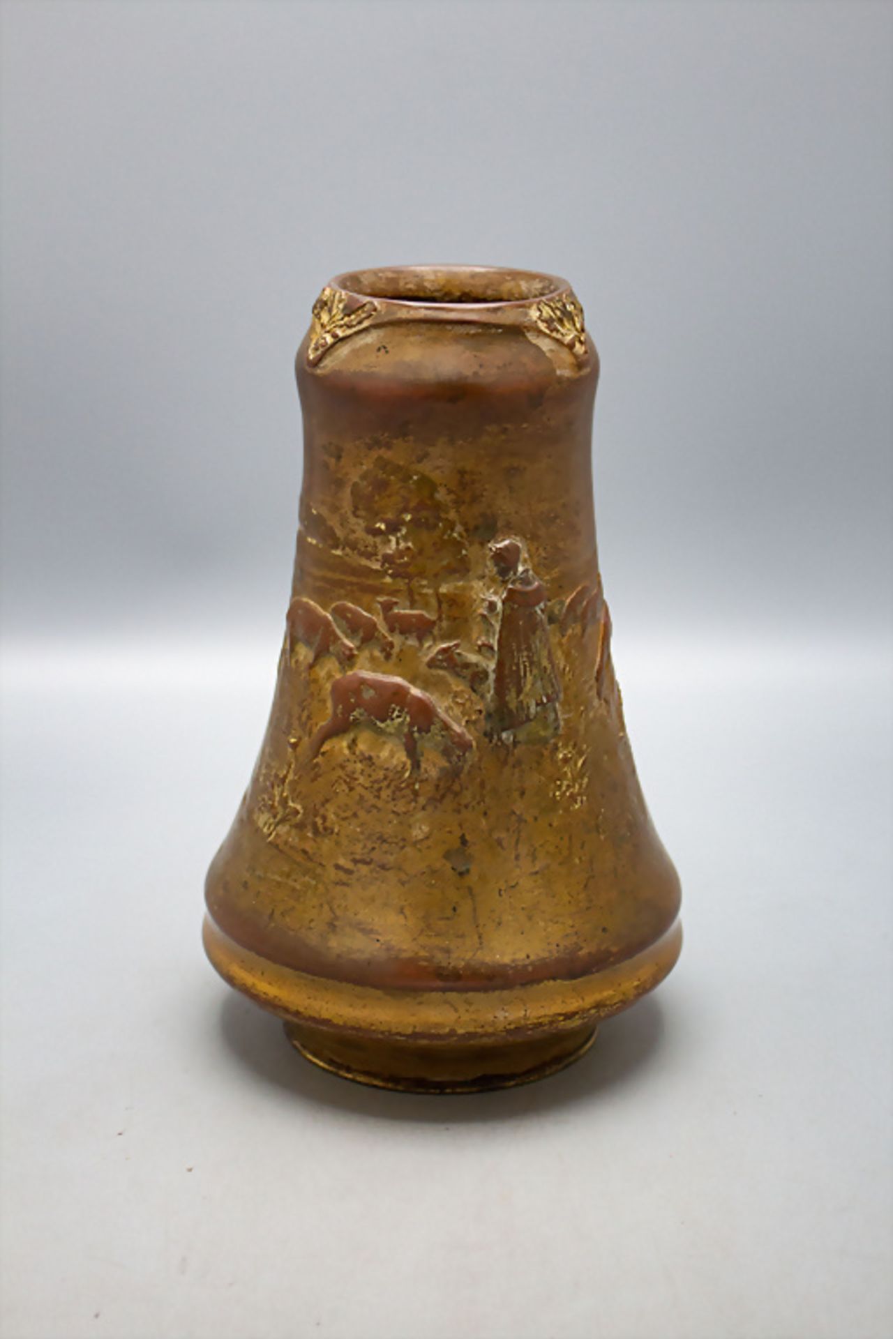 Charles KORSCHANN (1872-1942), Jugendstil Bronze Vase / An Art Nouveau bronze vase, um 1900