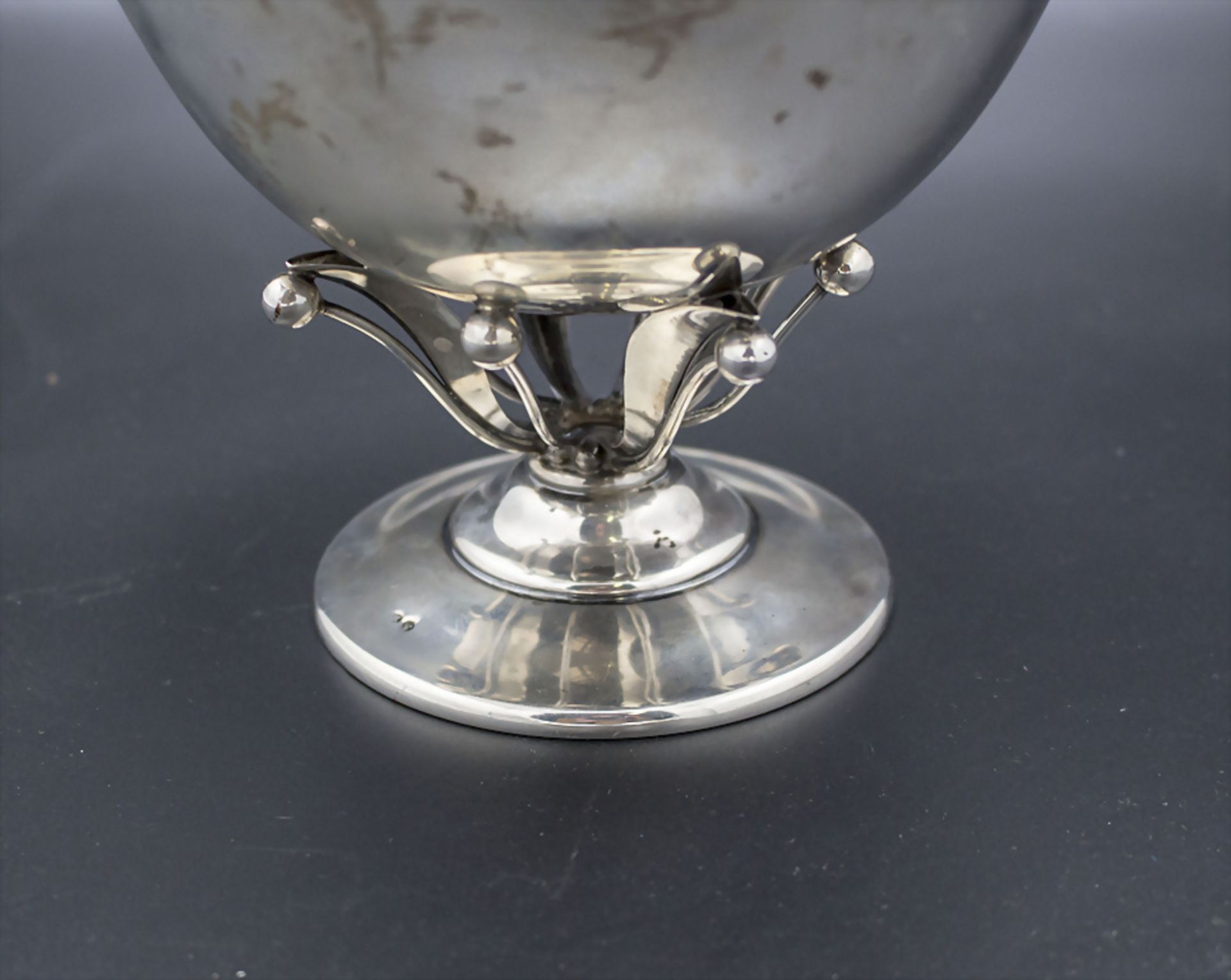 Art Déco Obstschale / An Art Deco silver fruit bowl, Spanien, um 1930 - Bild 4 aus 4